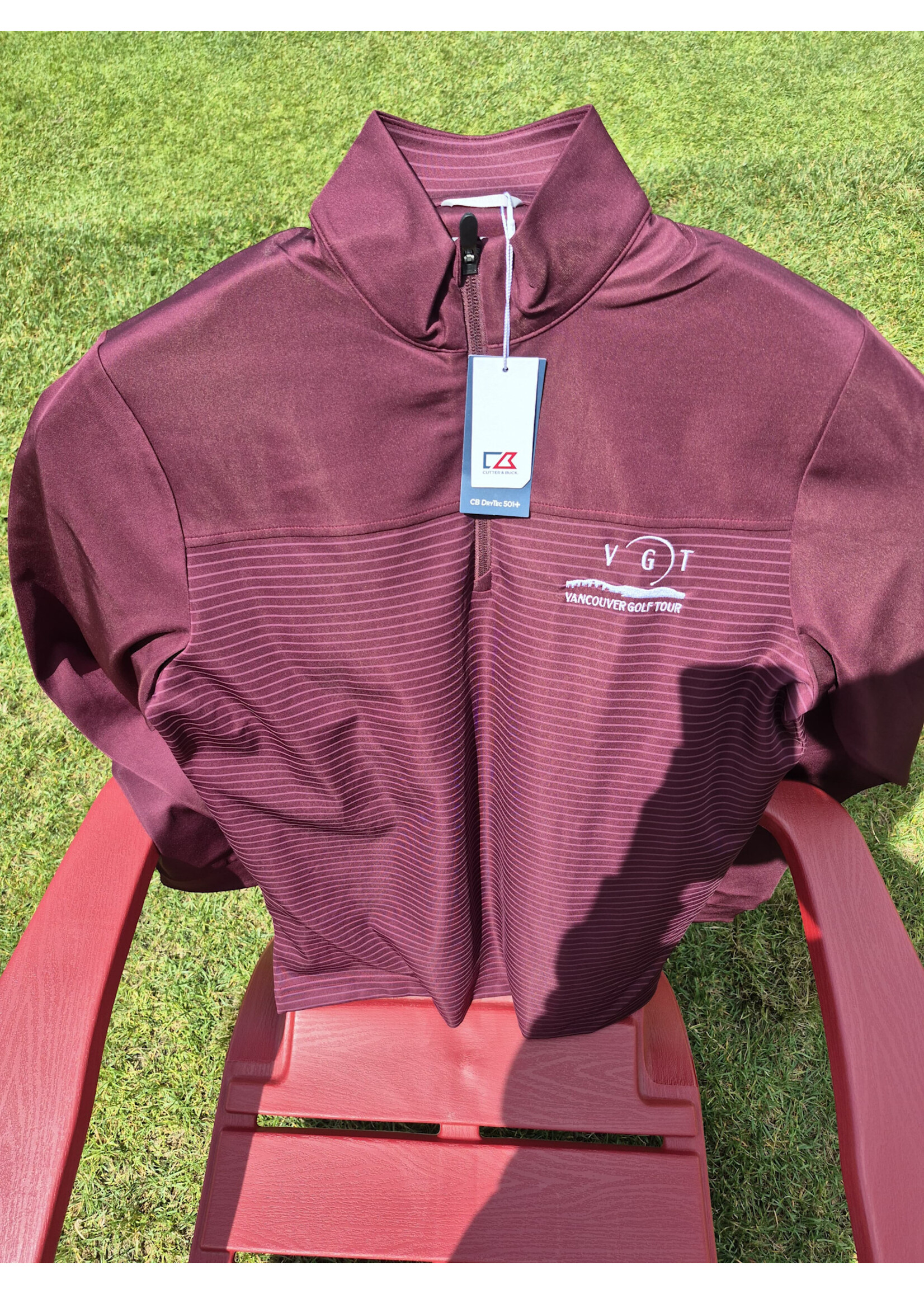 Cutter & Buck Cutter & Buck Traverse Stripe Men's 1/4 Zip pullover