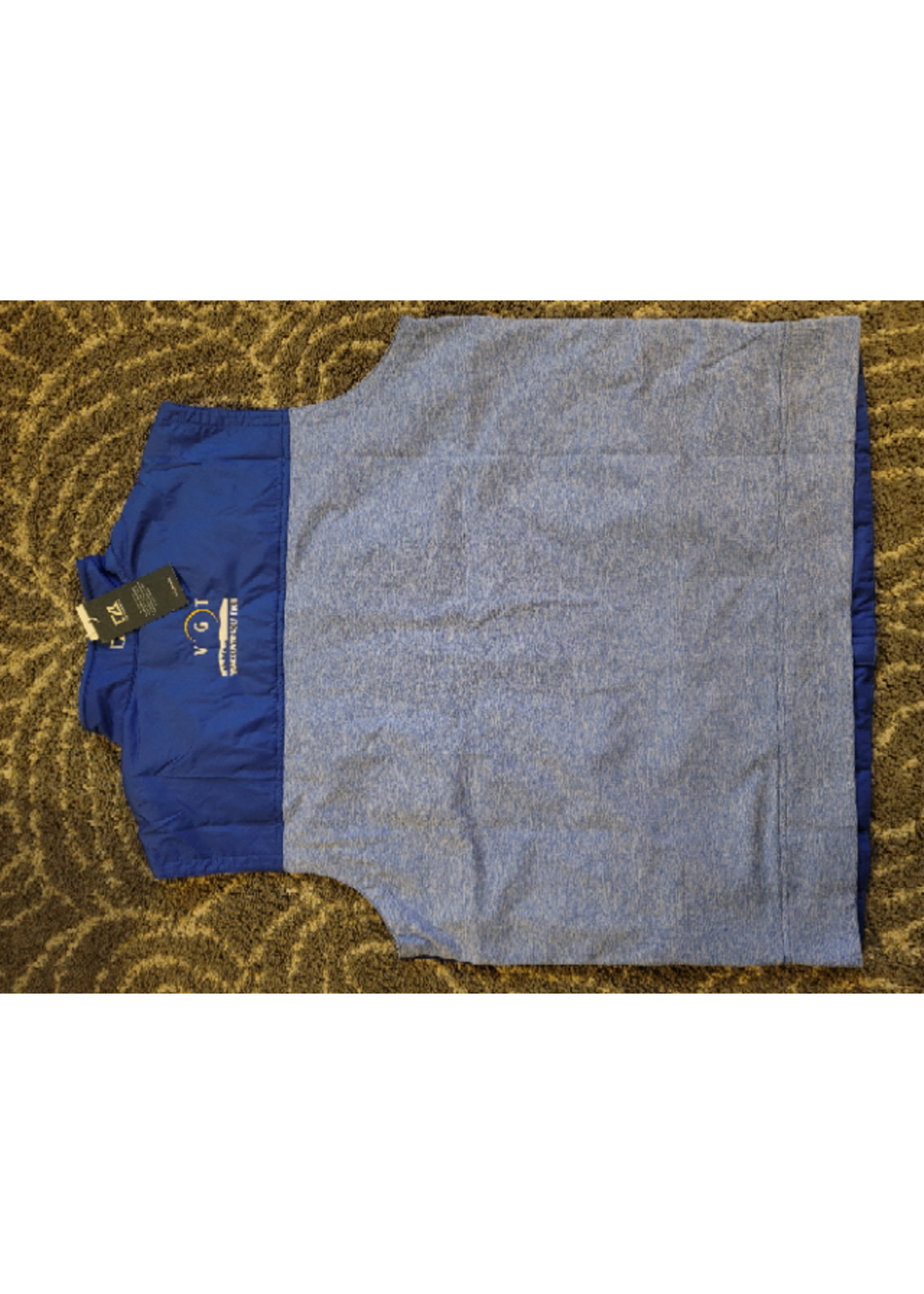 Cutter & Buck Cutter Buck Vancouver Open Mens Stealth Hybrid Quilted Vest