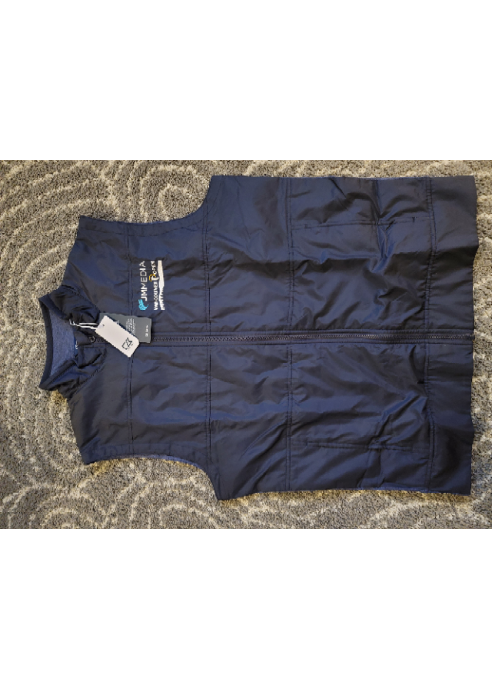 Cutter & Buck Cutter Buck Vancouver Open Mens Stealth Hybrid Quilted Vest