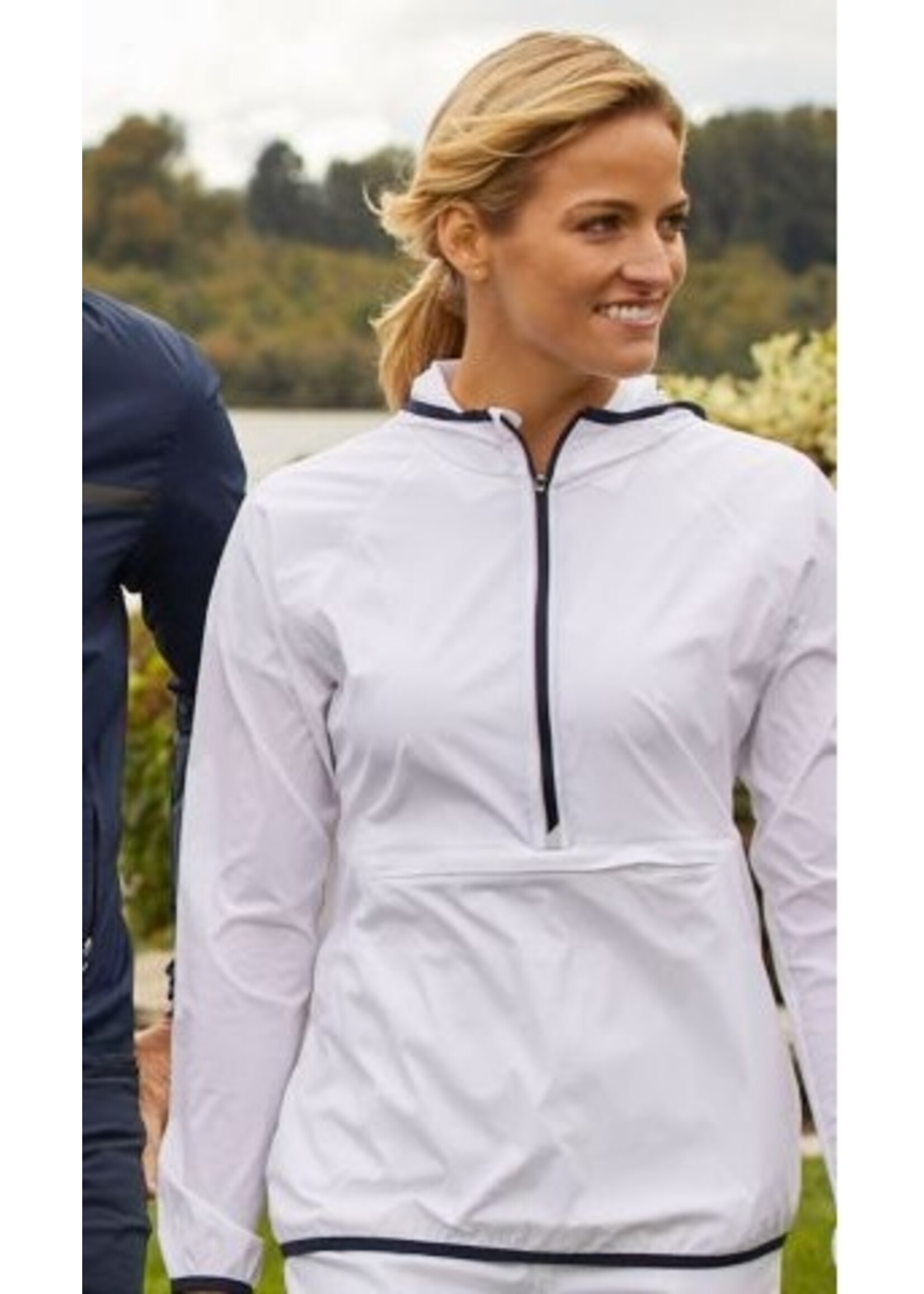 Cutter & Buck Cutter & Buck Breaker Women's Hooded Half Zip (BC Women's Open logo)