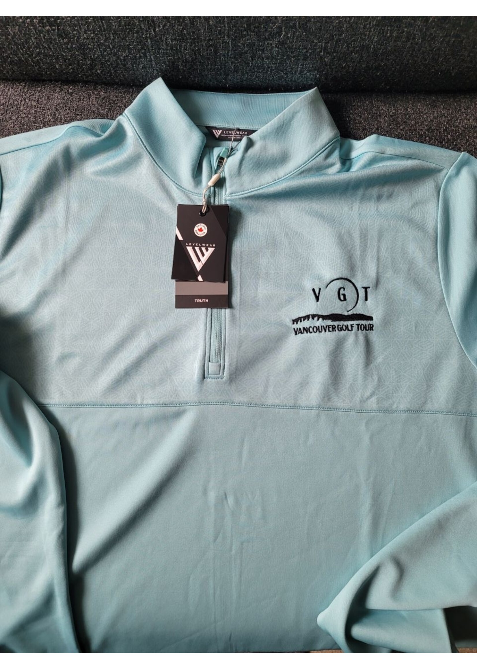 Levelwear Levelwear Truth Men's 1/4 Zip pullover w/ VGT logo