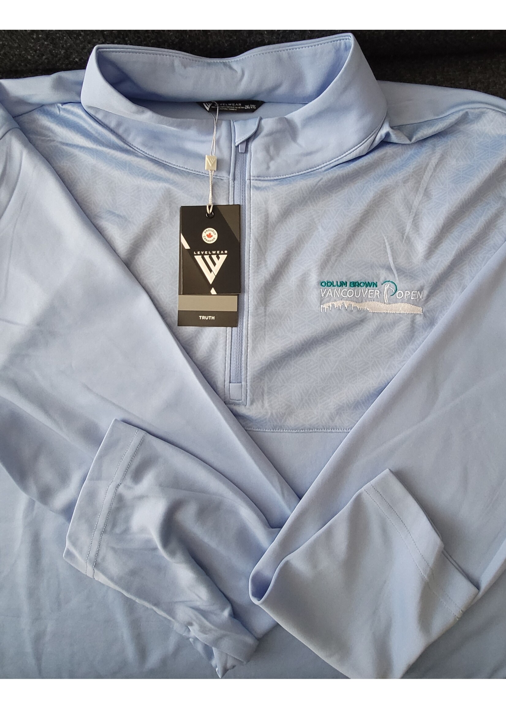 Levelwear Levelwear Truth Men's 1/4 zip pullover w/ Van Open logo