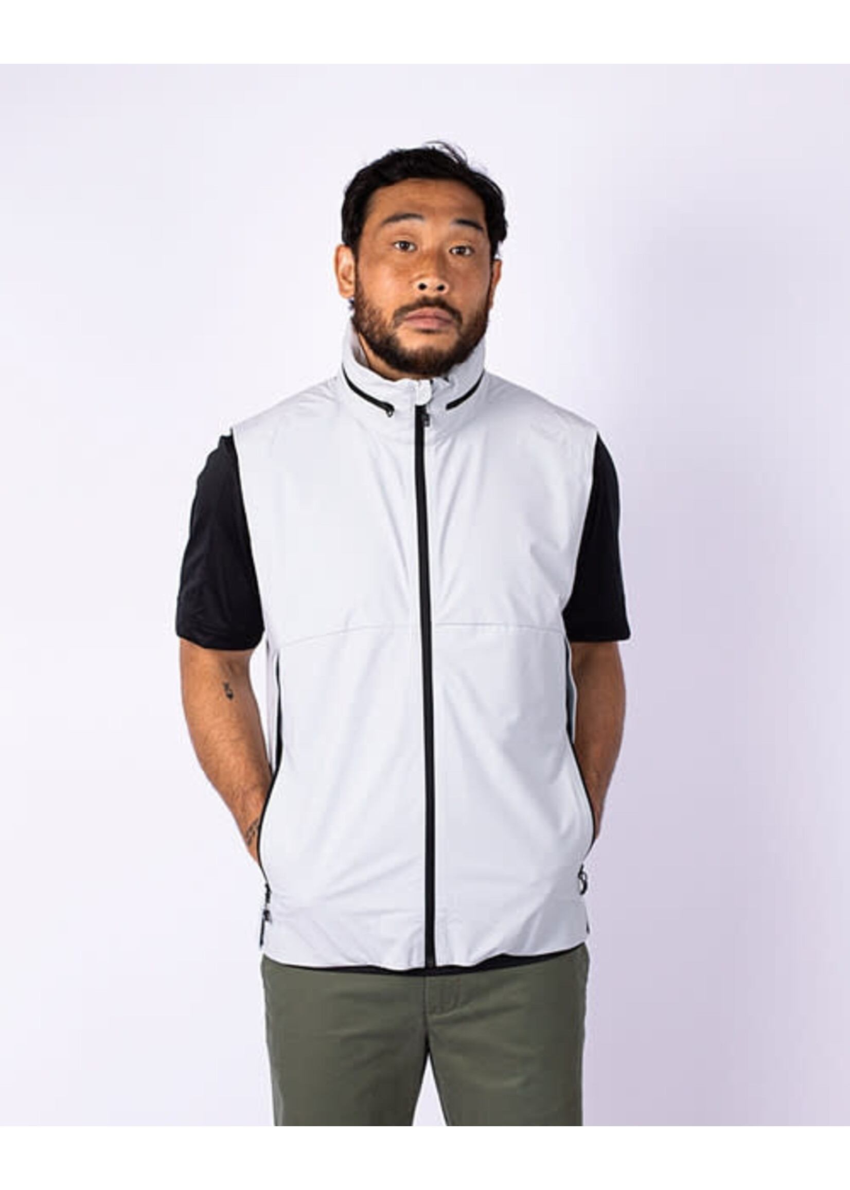 Cutter & Buck VGT Vapor Water Repellent Vest Gray