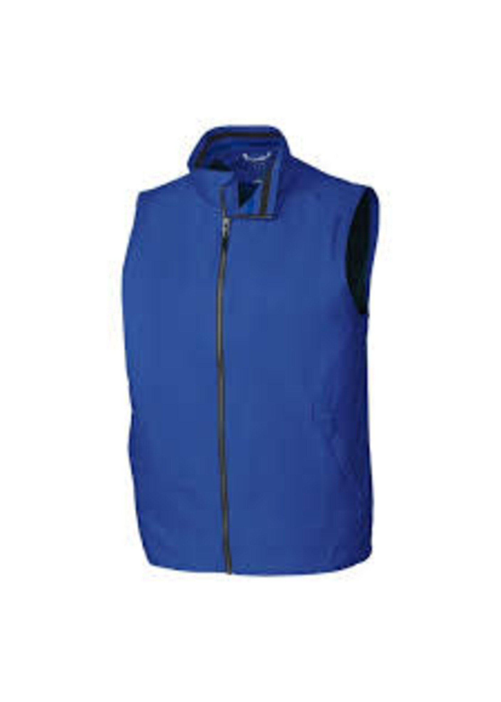 Cutter & Buck Nine iron Full Zip Vest Mens Tour Blue
