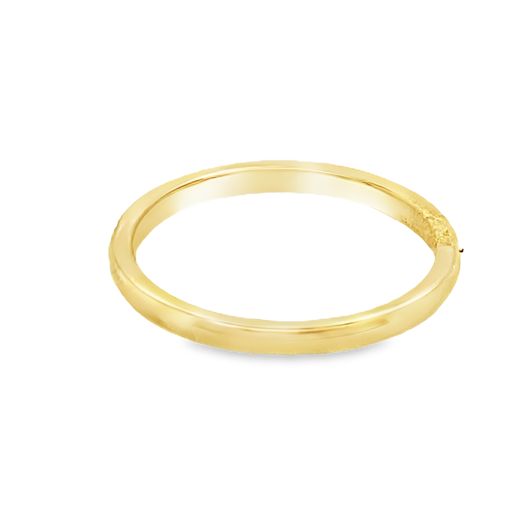 GOLD PLATED STAINLESS STEEL RING 2MM GOLD PLATED STAINLESS STEEL RING 2MM