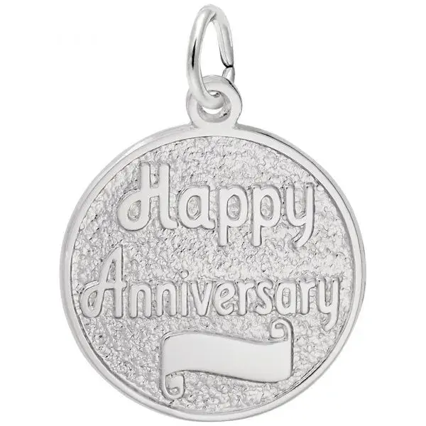 REMBRANDT Sterling Silver Anniversary Charm
