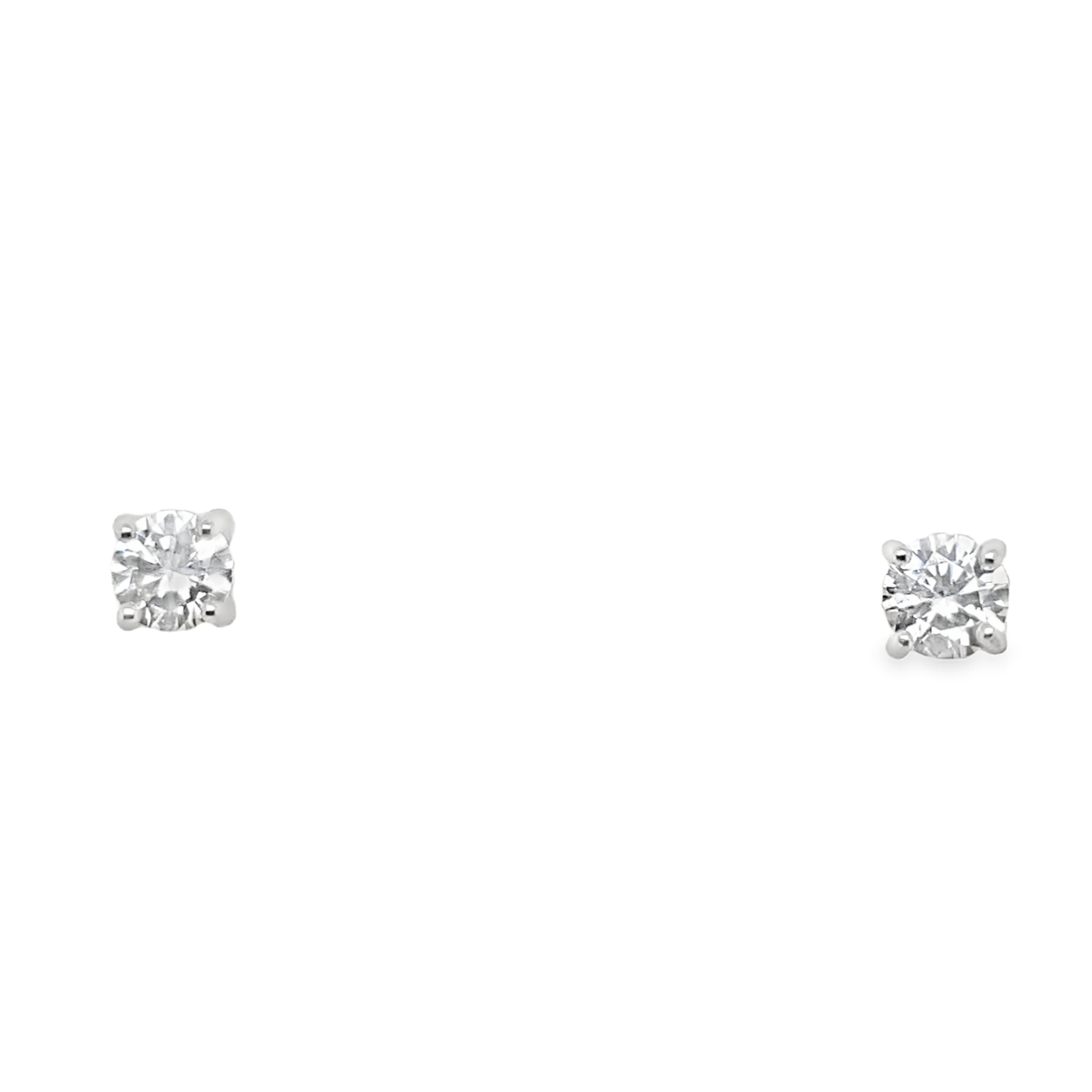 STERLING MOISSANITE 1CT SCREWBACK EARRINGS