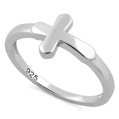 .925 CROSS RING SZ8 .925 CROSS RING SZ8