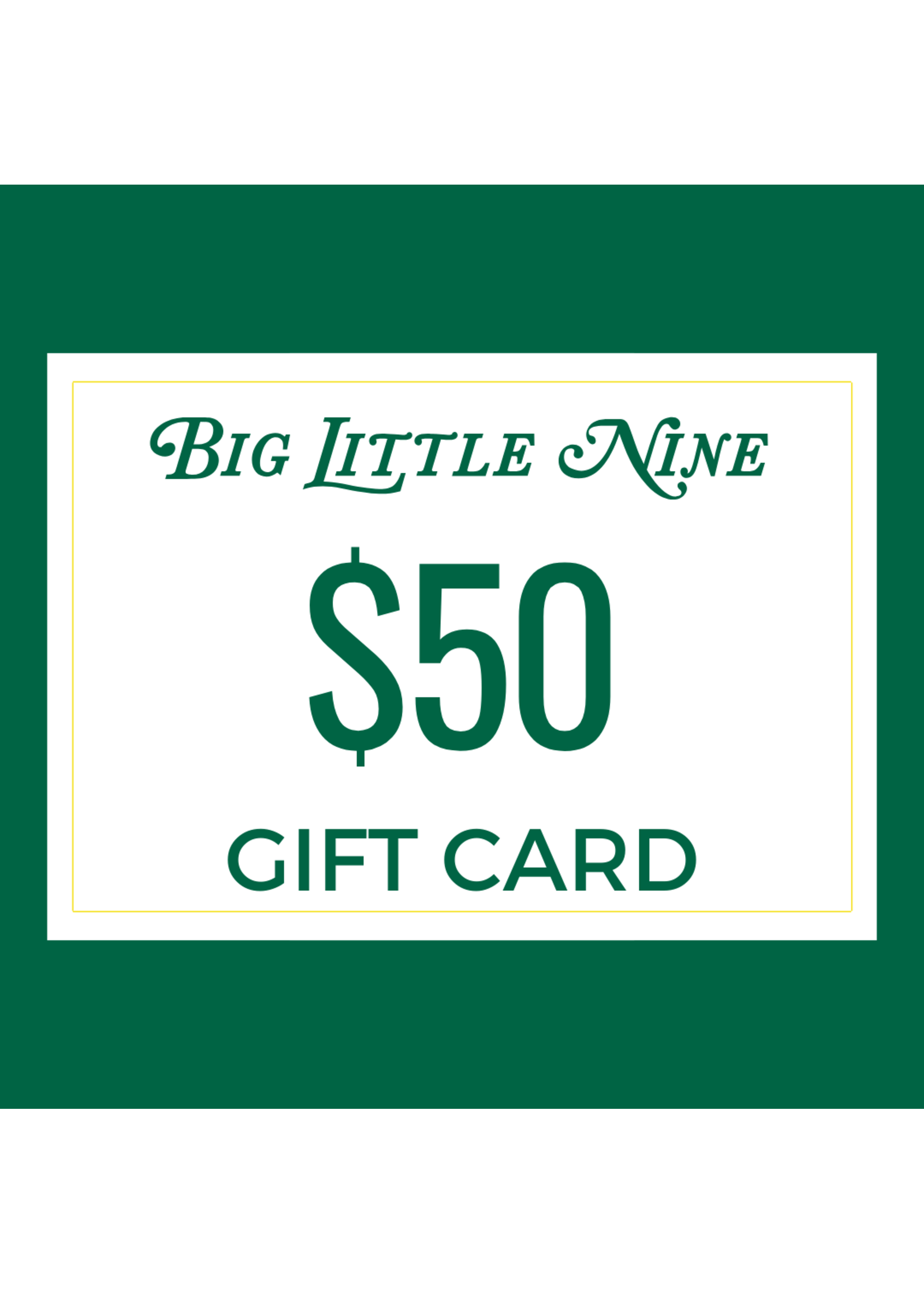 Big Little 9 Gift Card $50
