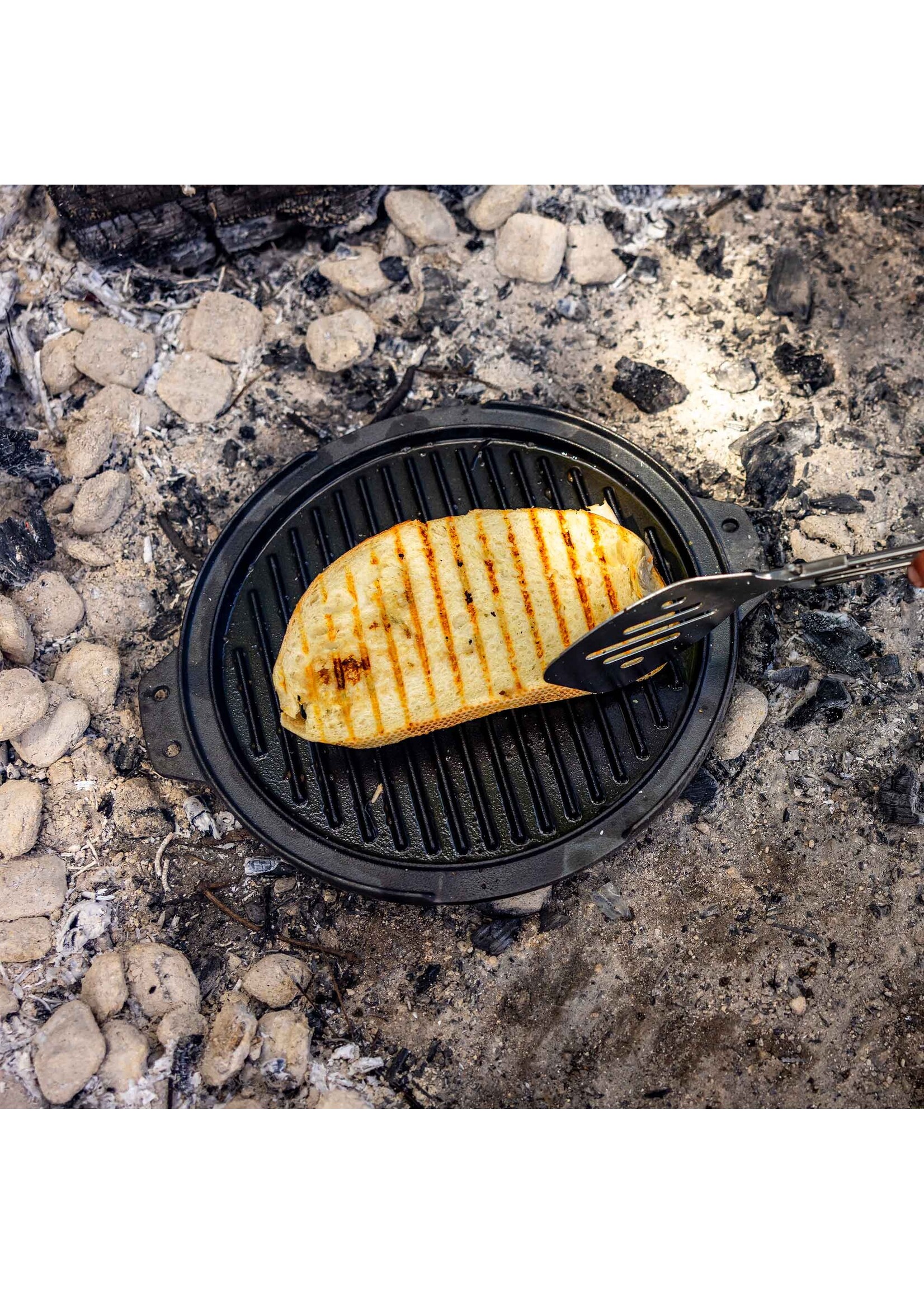 GSI OUTDOORS GUIDECAST ROUND GRIDDLE 10"