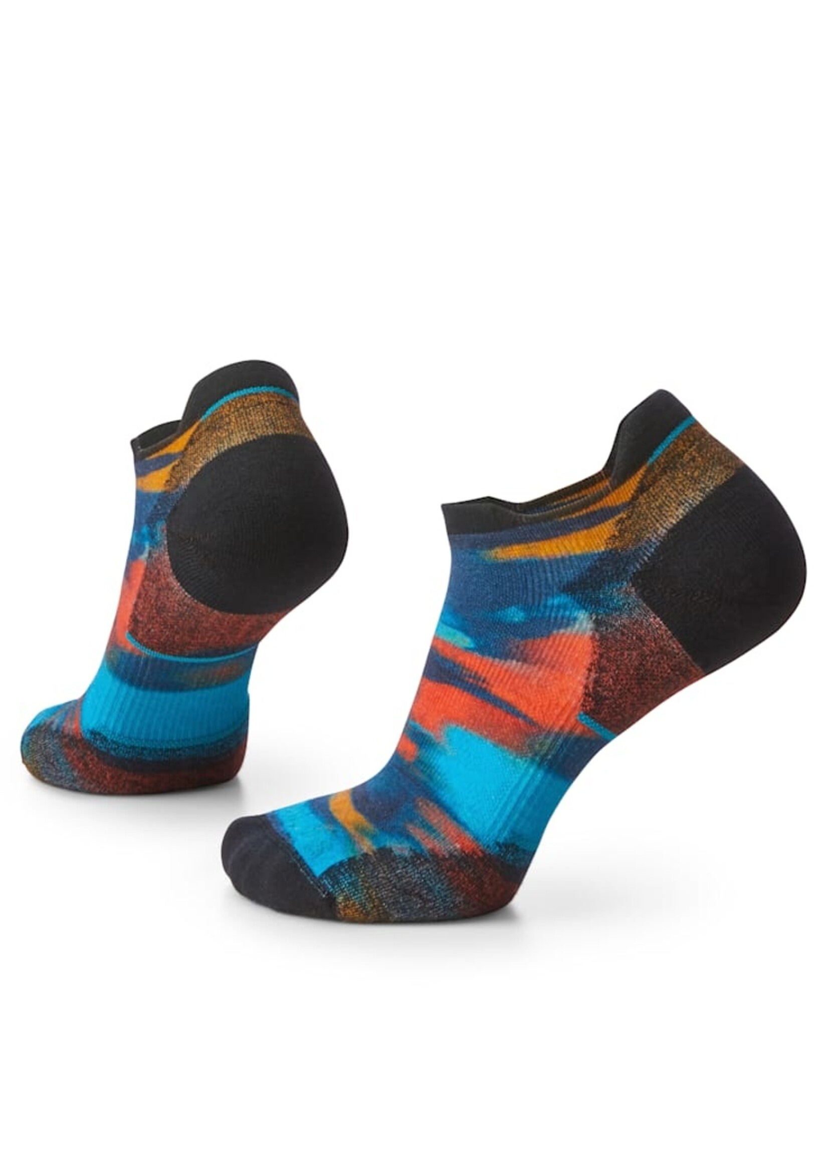 SMARTWOOL WMS RUN TC BRUSHED PRNT LOW ANKLE-
