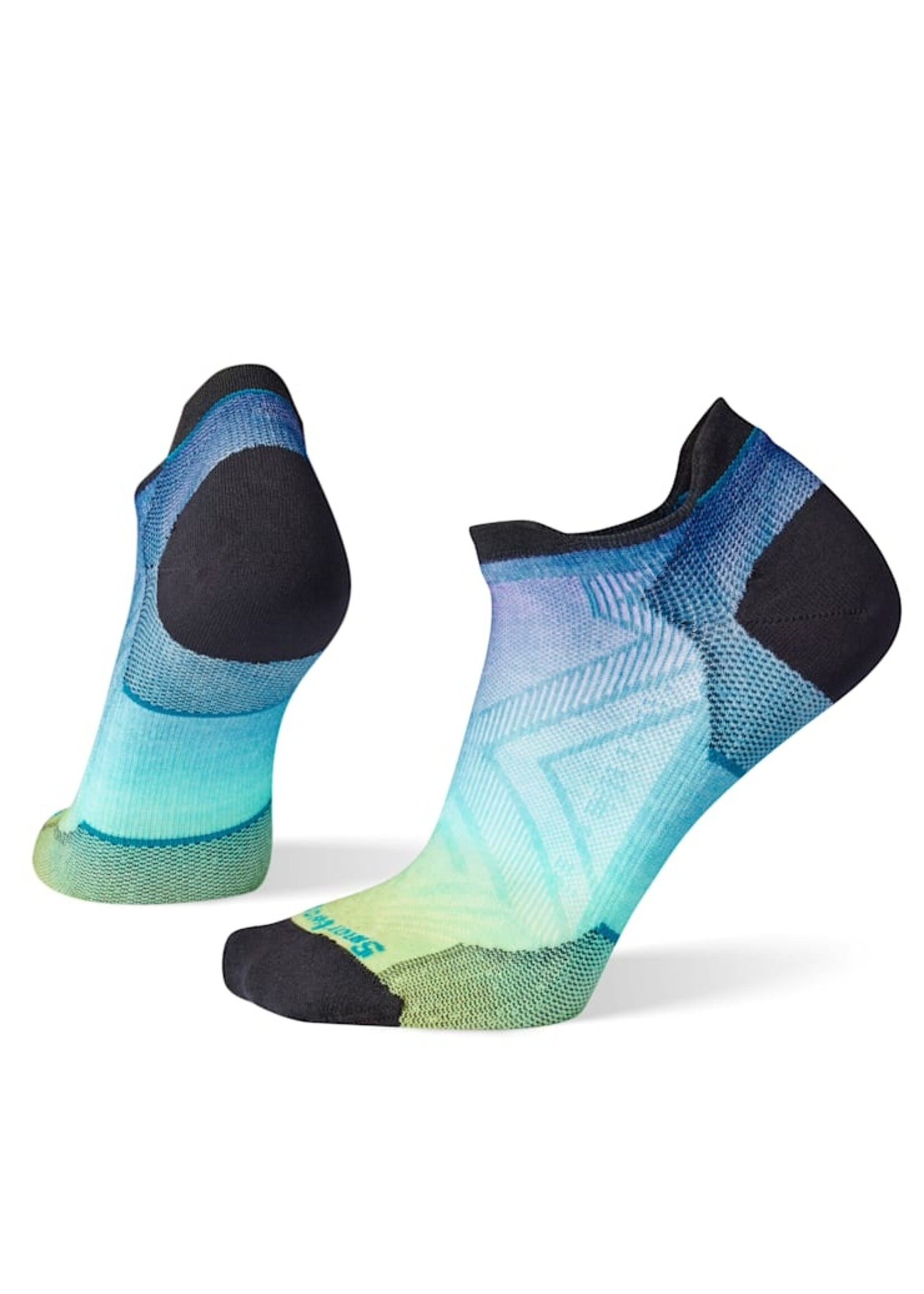 SMARTWOOL WMS RUN ZERO CUSHION OMBRE PRINT LOW ANKLE SOCK