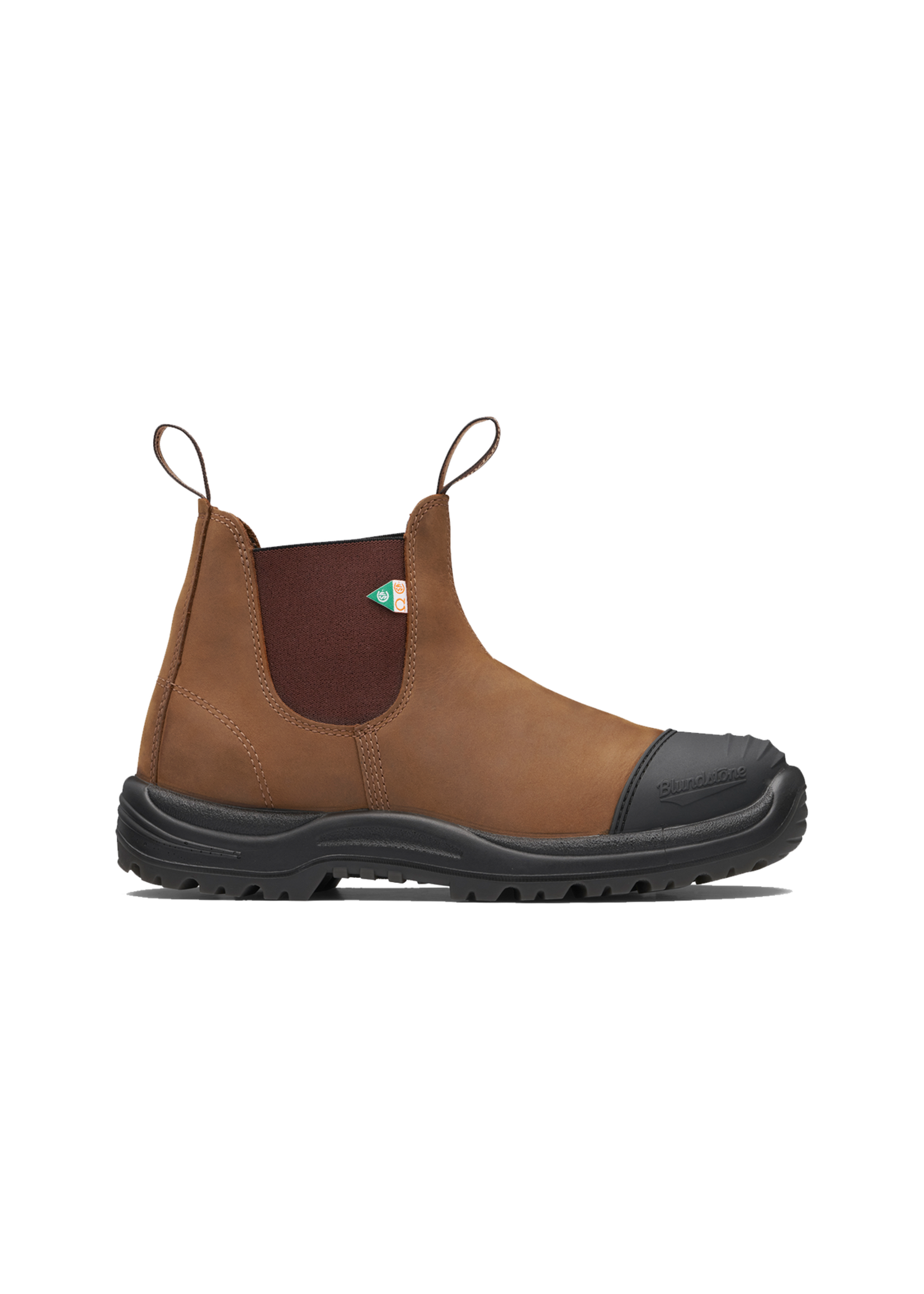 BLUNDSTONE Work & Safety Toe Cap #169 – Saddle Brown