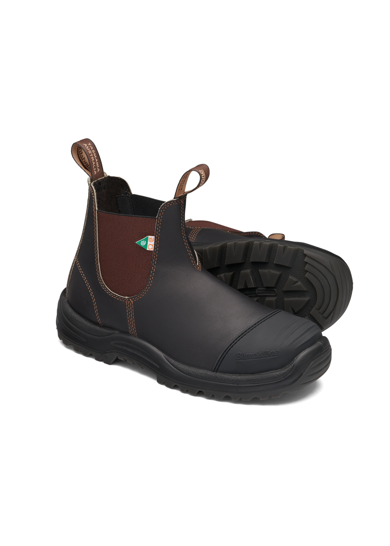 BLUNDSTONE Work & Safety Toe Cap #167 – Stout Brown