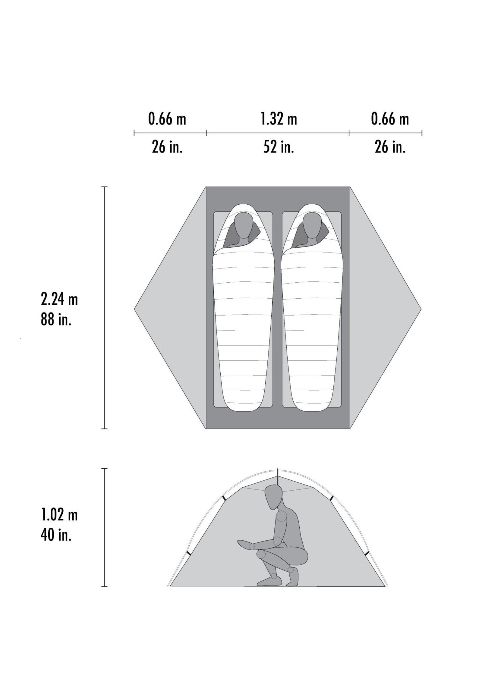 MSR HUBBA HUBBA LT 2P TENT