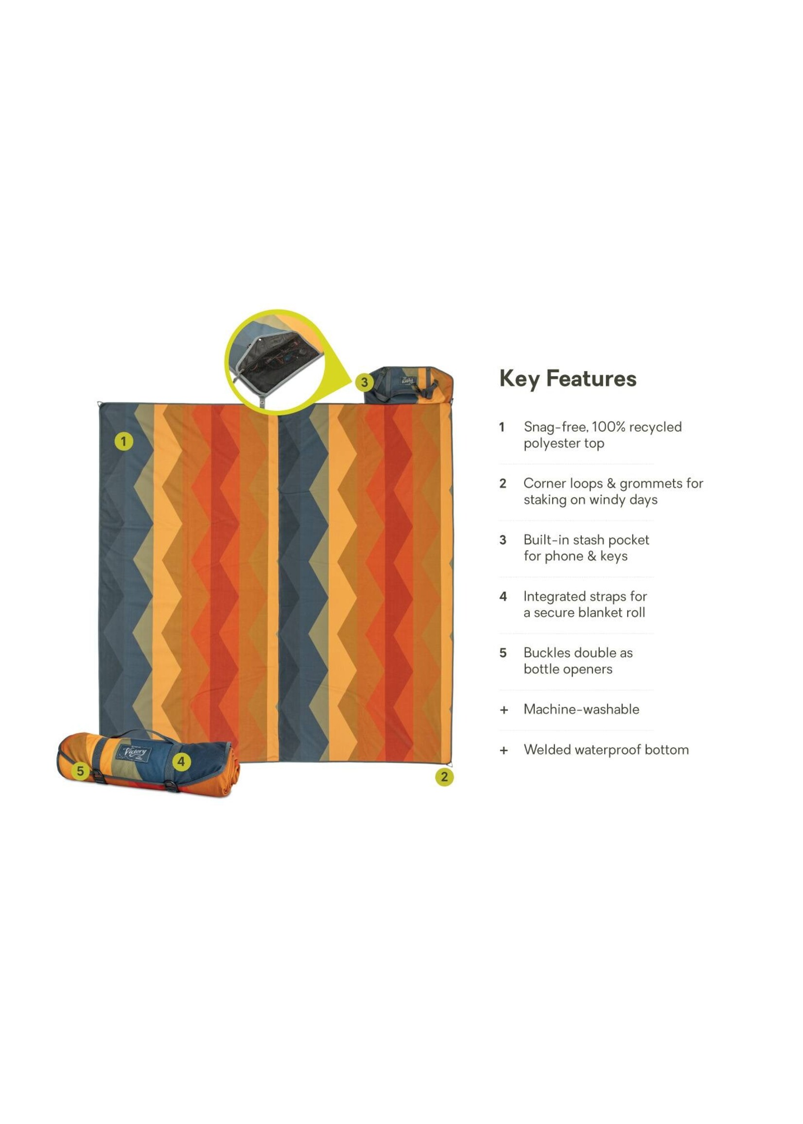NEMO EQUIPMENT VICTORY PATIO BLANKET - LARGE