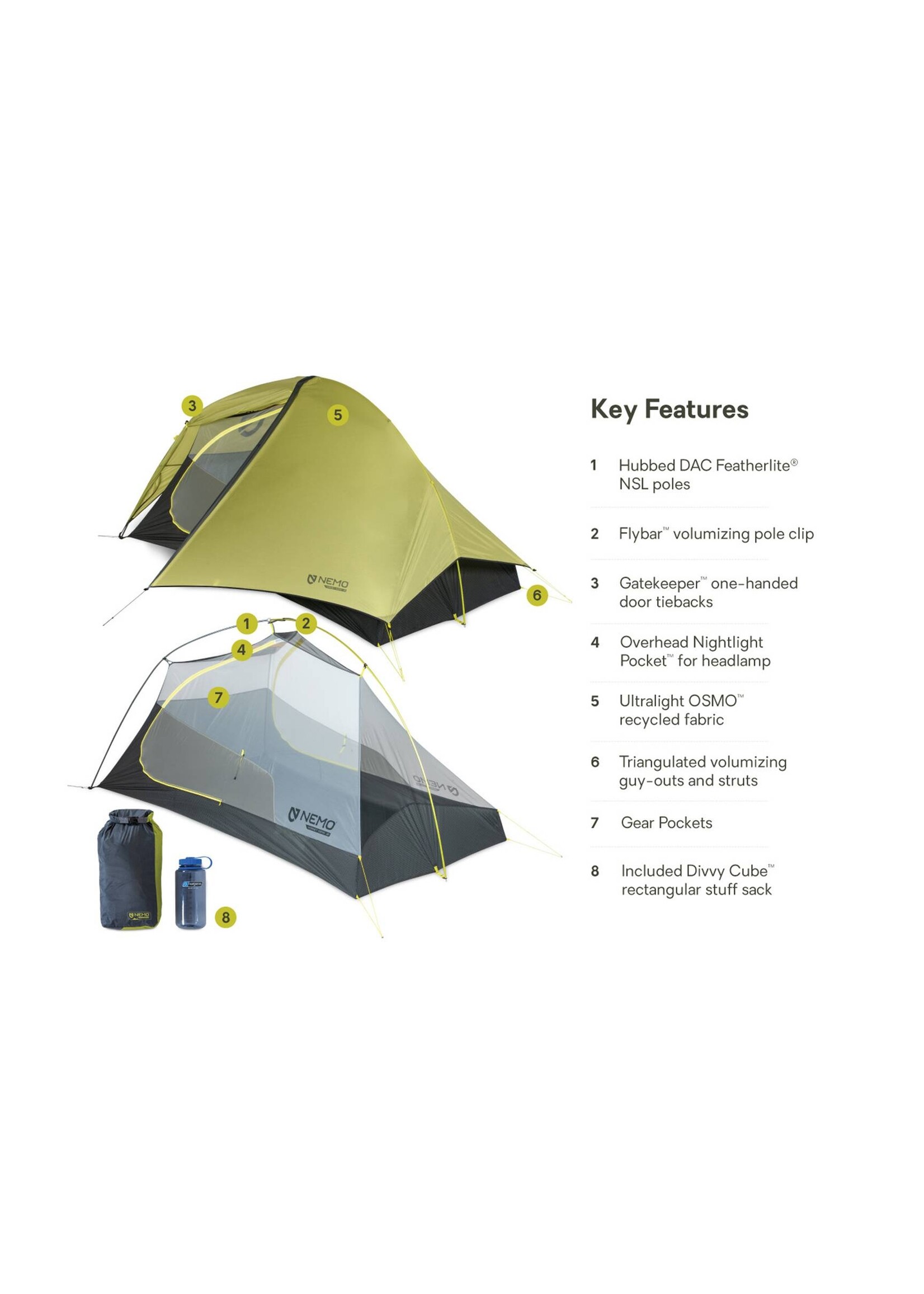 NEMO EQUIPMENT HORNET OSMO 2 PERSON