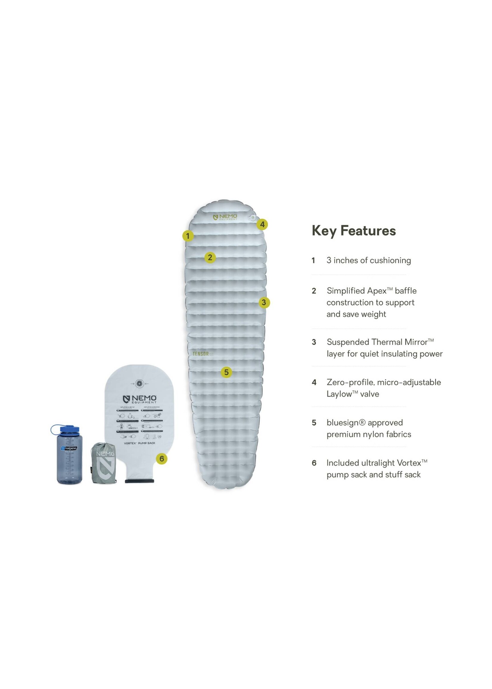 NEMO EQUIPMENT TENSOR ELITE REG MUMMY