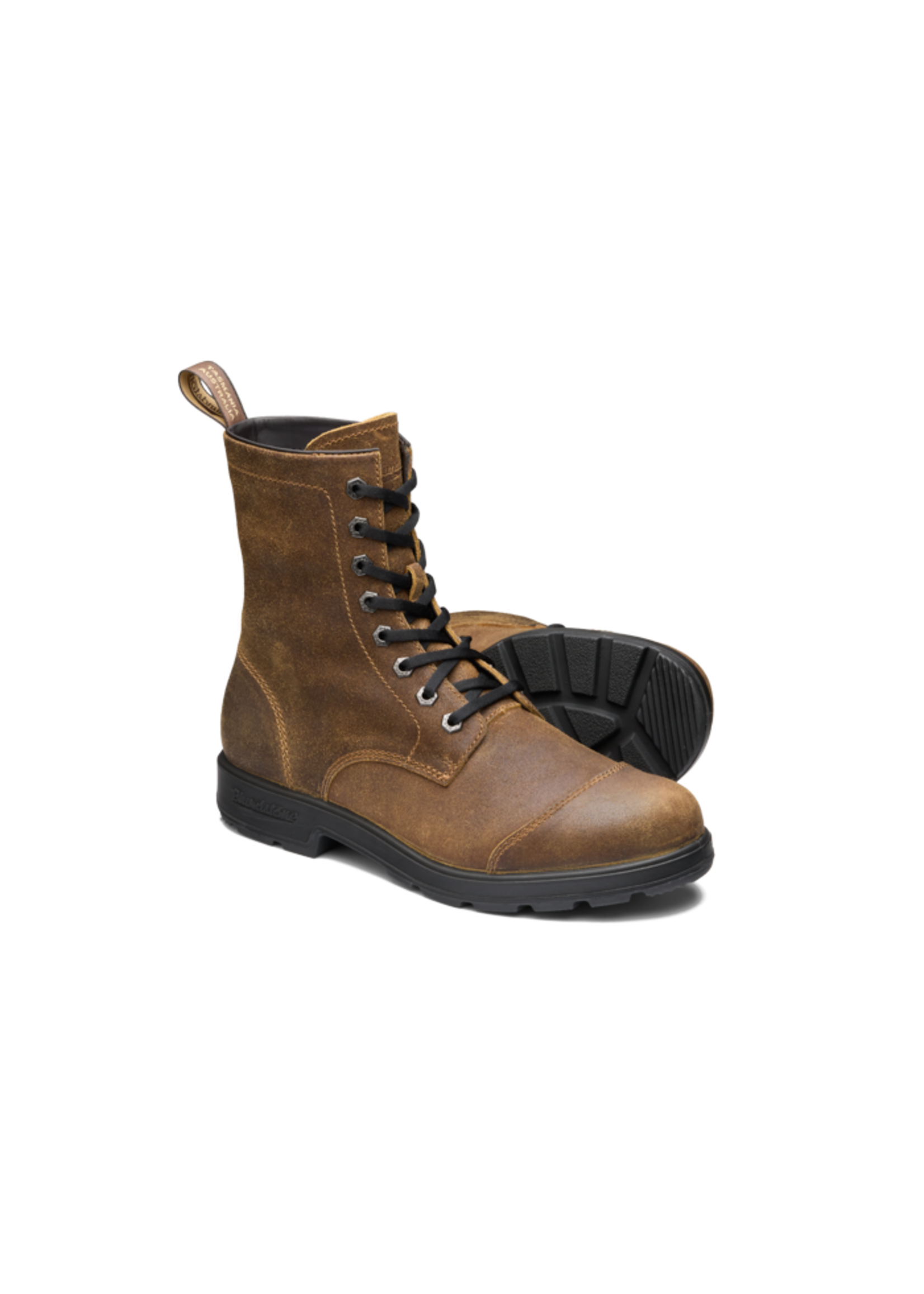 BLUNDSTONE 2532 LACE UP TALL TOBACCO SUEDE