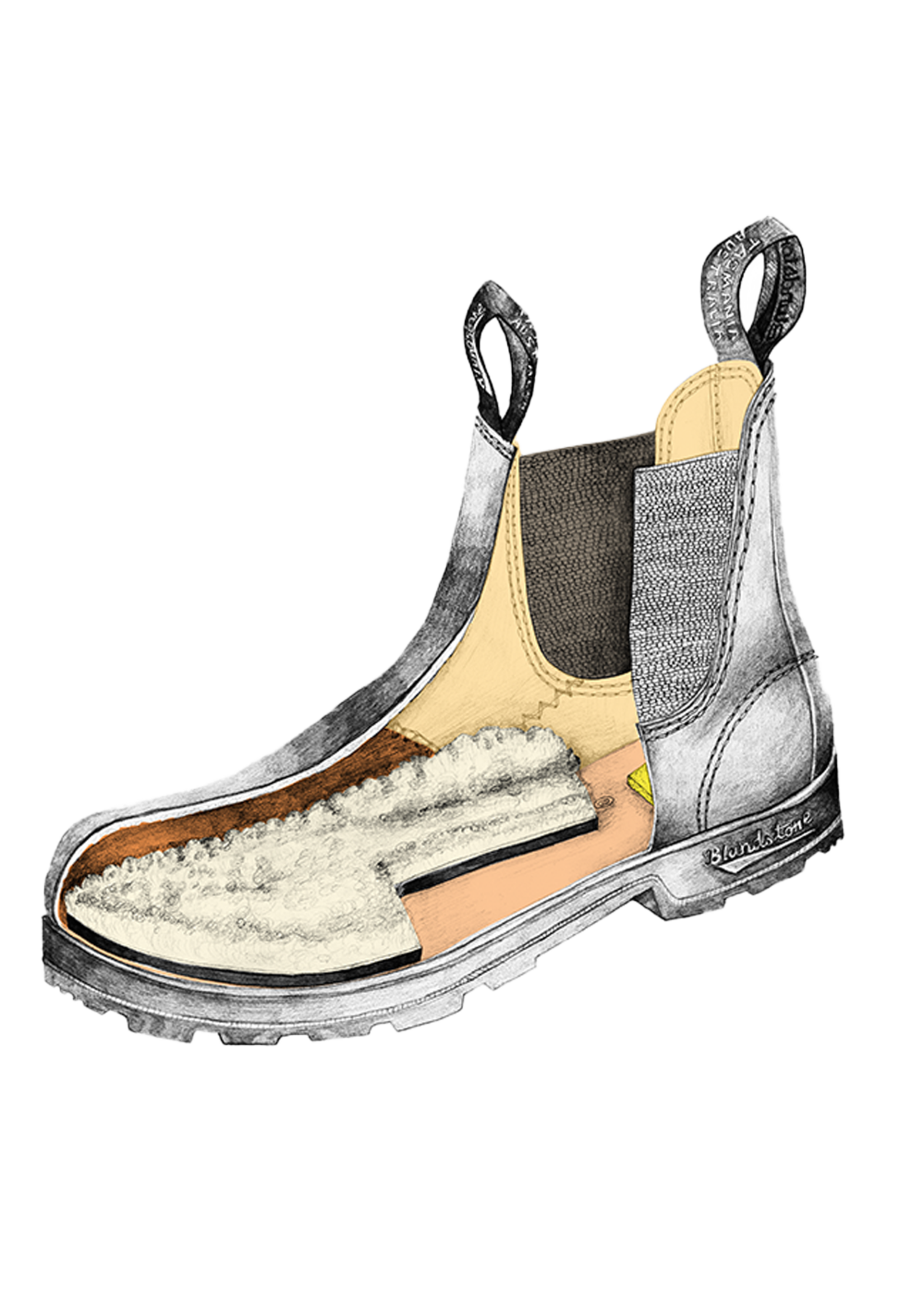 BLUNDSTONE 584 WINTER RUS BRN-