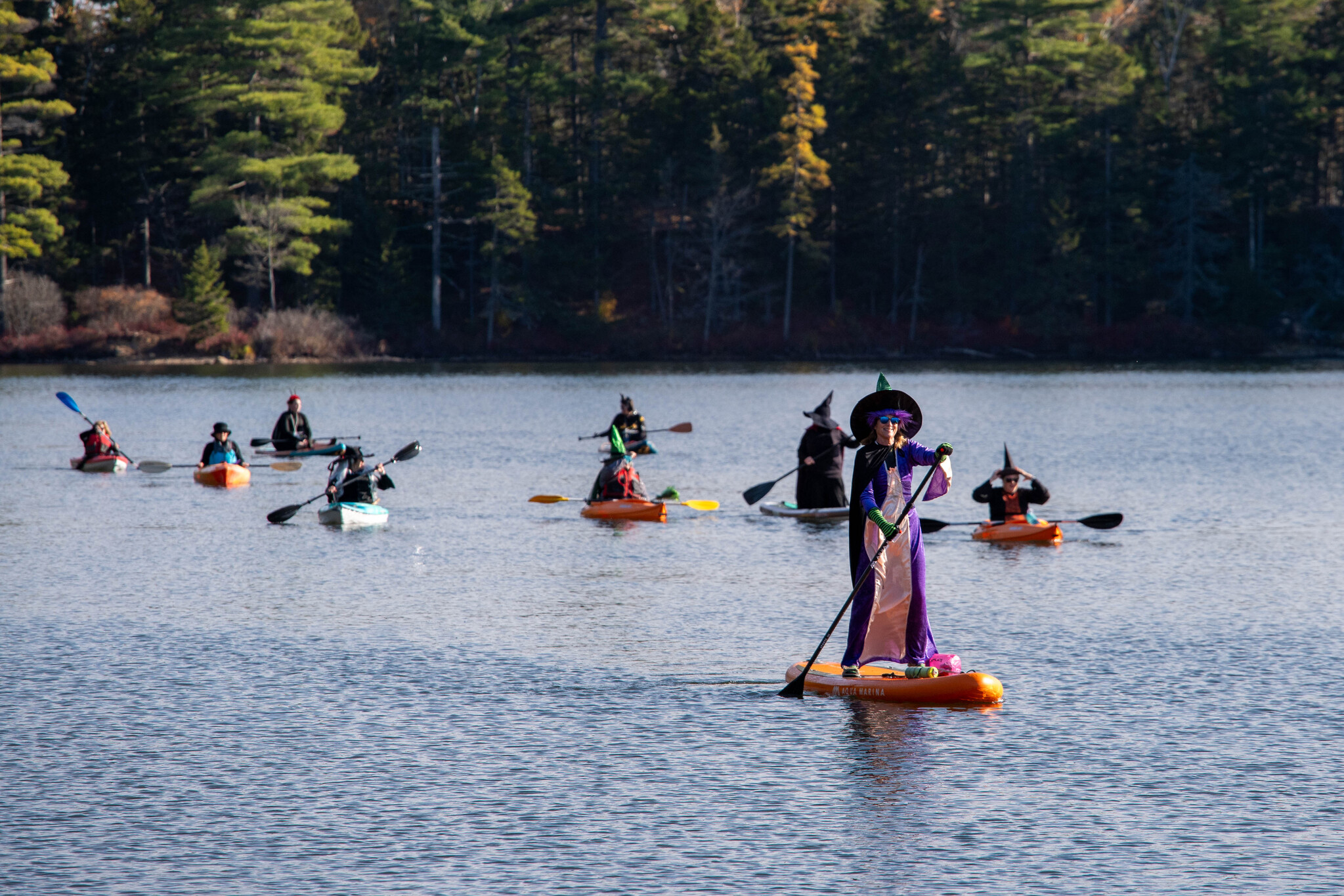 Witches and Warlocks Paddle at Killarney Lake