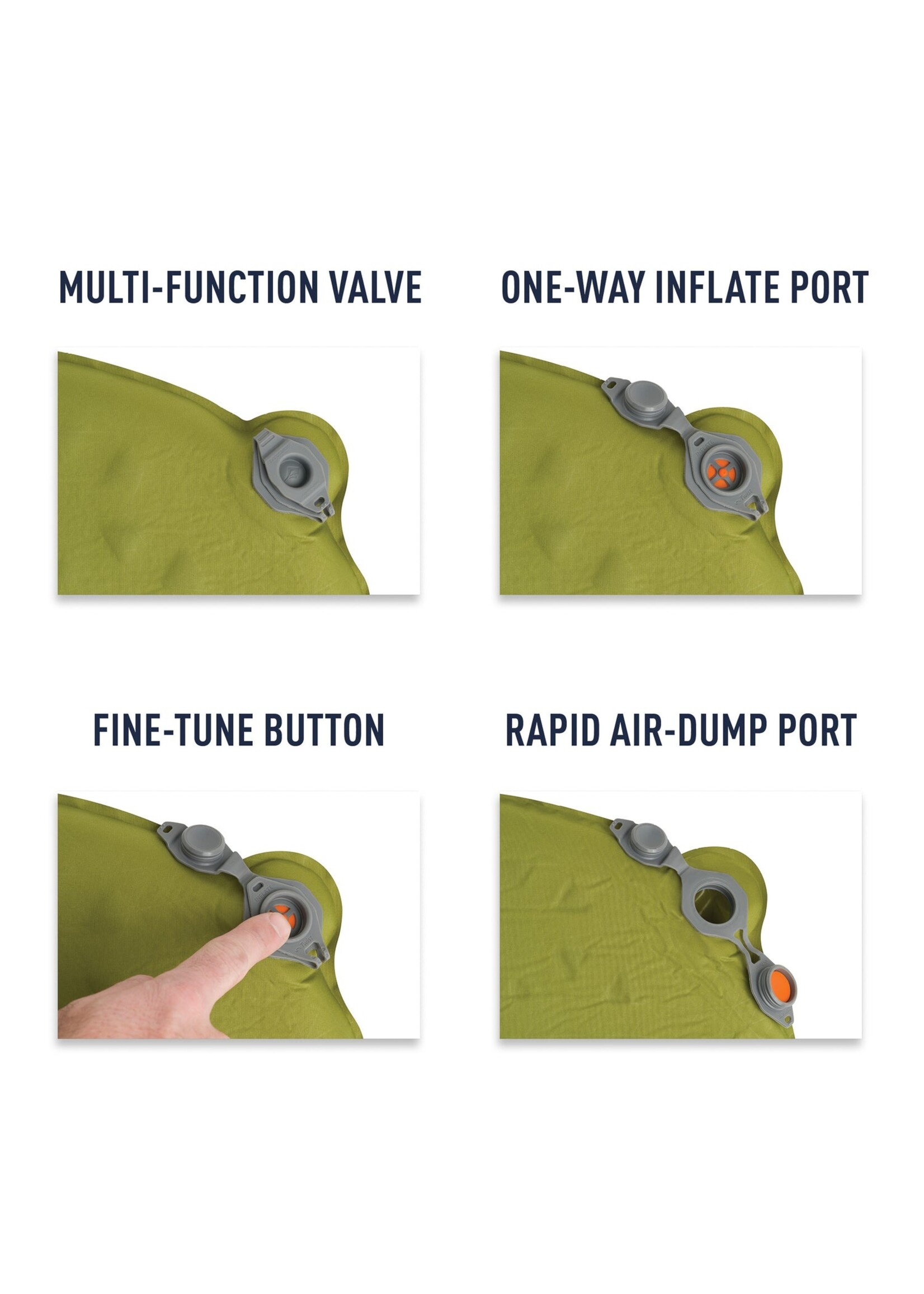 SEA TO SUMMIT CAMP SI MAT REGULAR RECTANGULAR WIDE GREEN