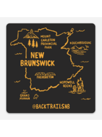 Backtrails By Radical Edge BACKTRAILS MAP STICKER