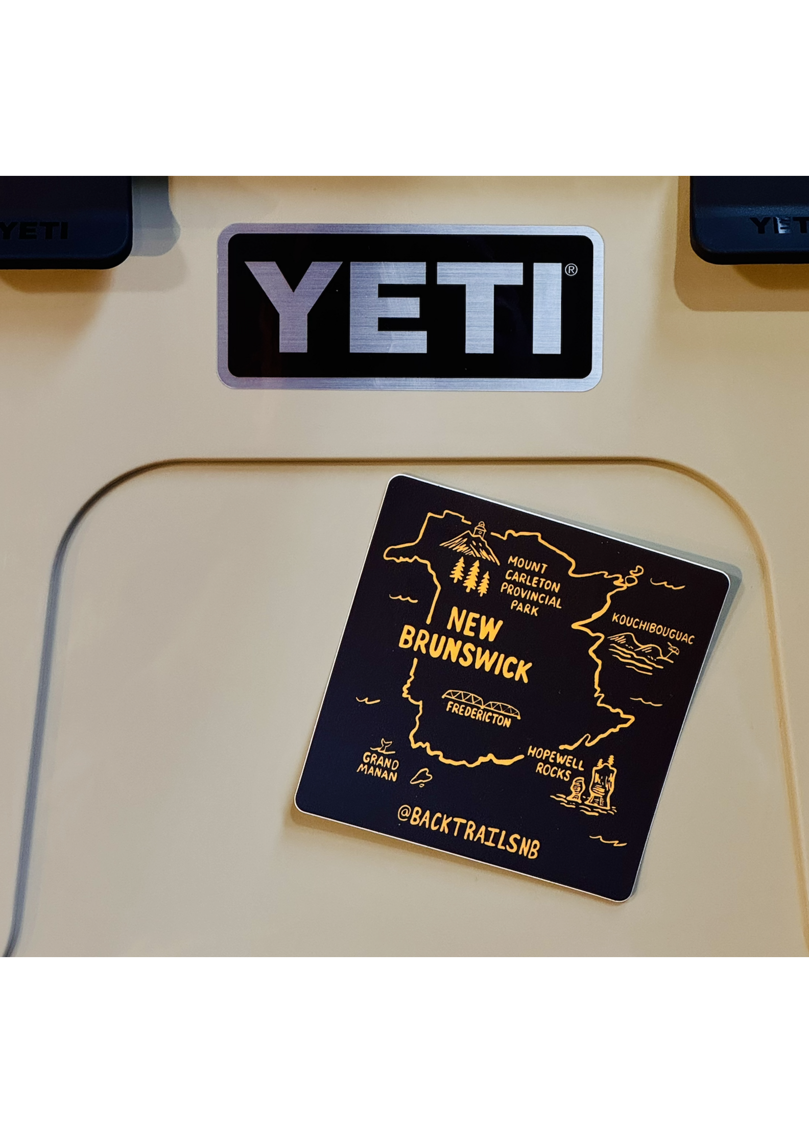 Backtrails By Radical Edge BACKTRAILS MAP STICKER