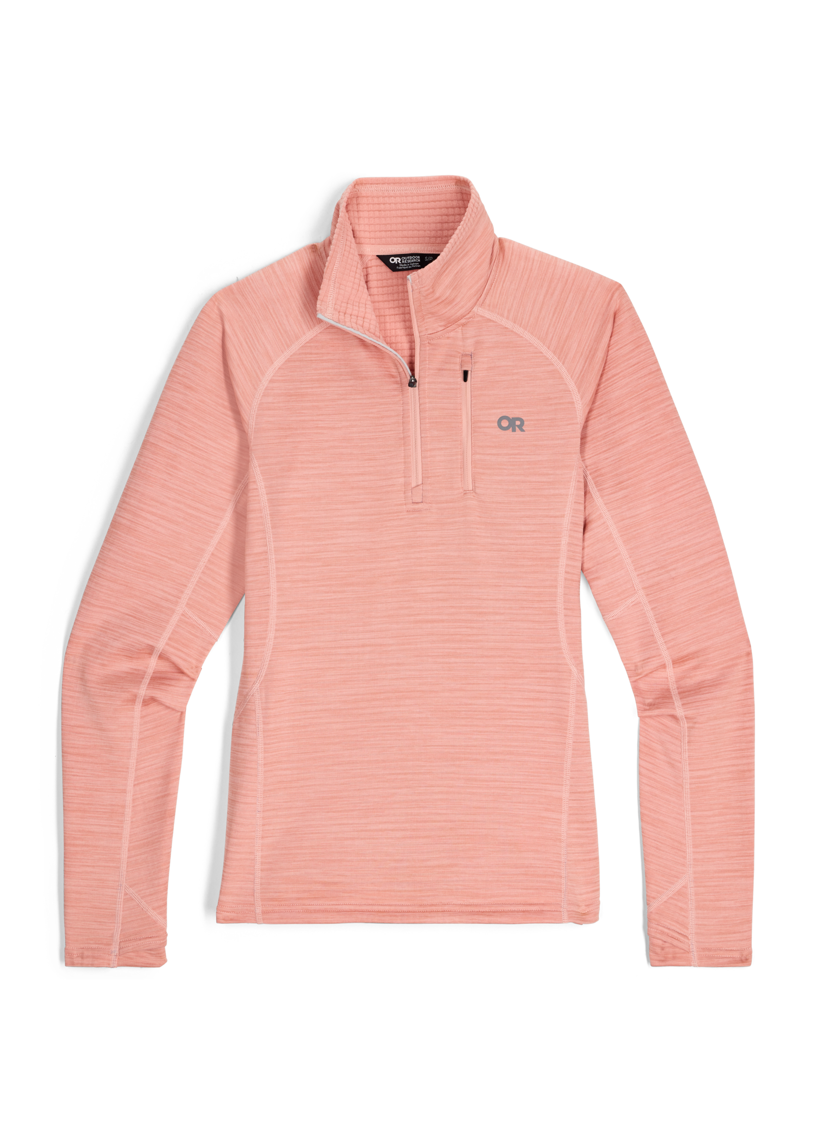WMS VIGOR GRID FLEECE Q ZIP-