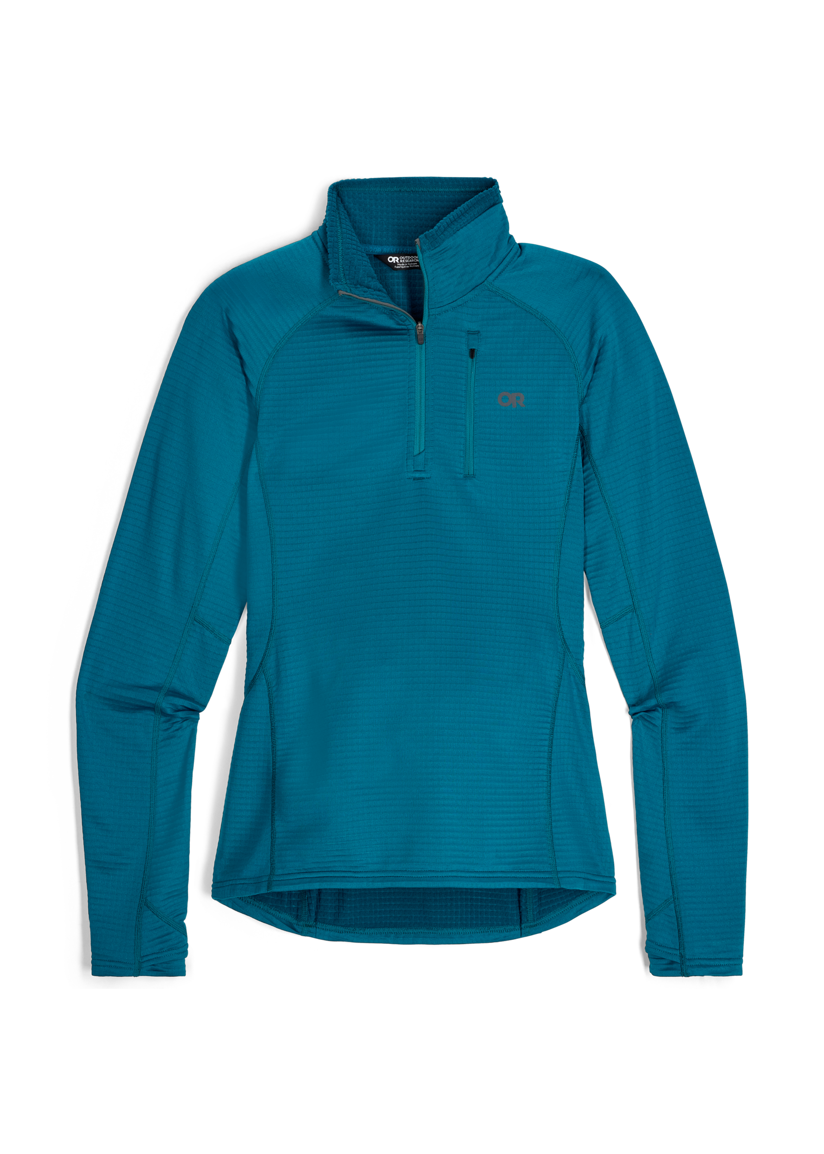 WMS VIGOR GRID FLEECE Q ZIP-