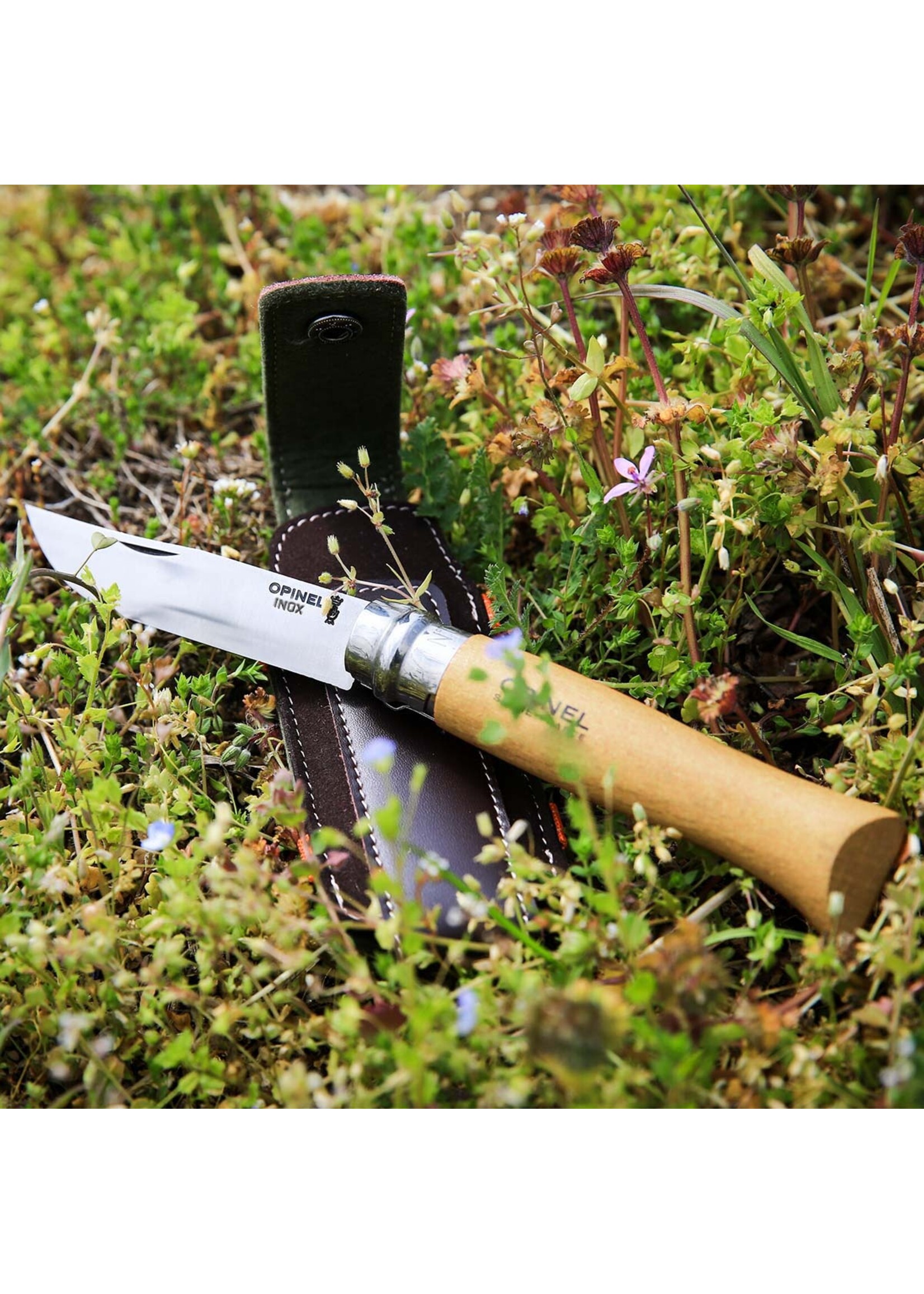 OPINEL OPINEL NO. 8 FOLDING KNIFE & SHEATH