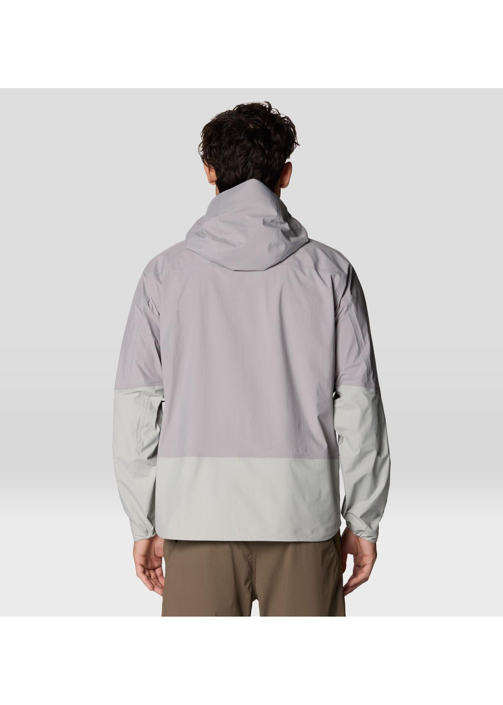 MOUNTAIN HARDWEAR CLOUD CIPHER HOODED RAIN JKT-