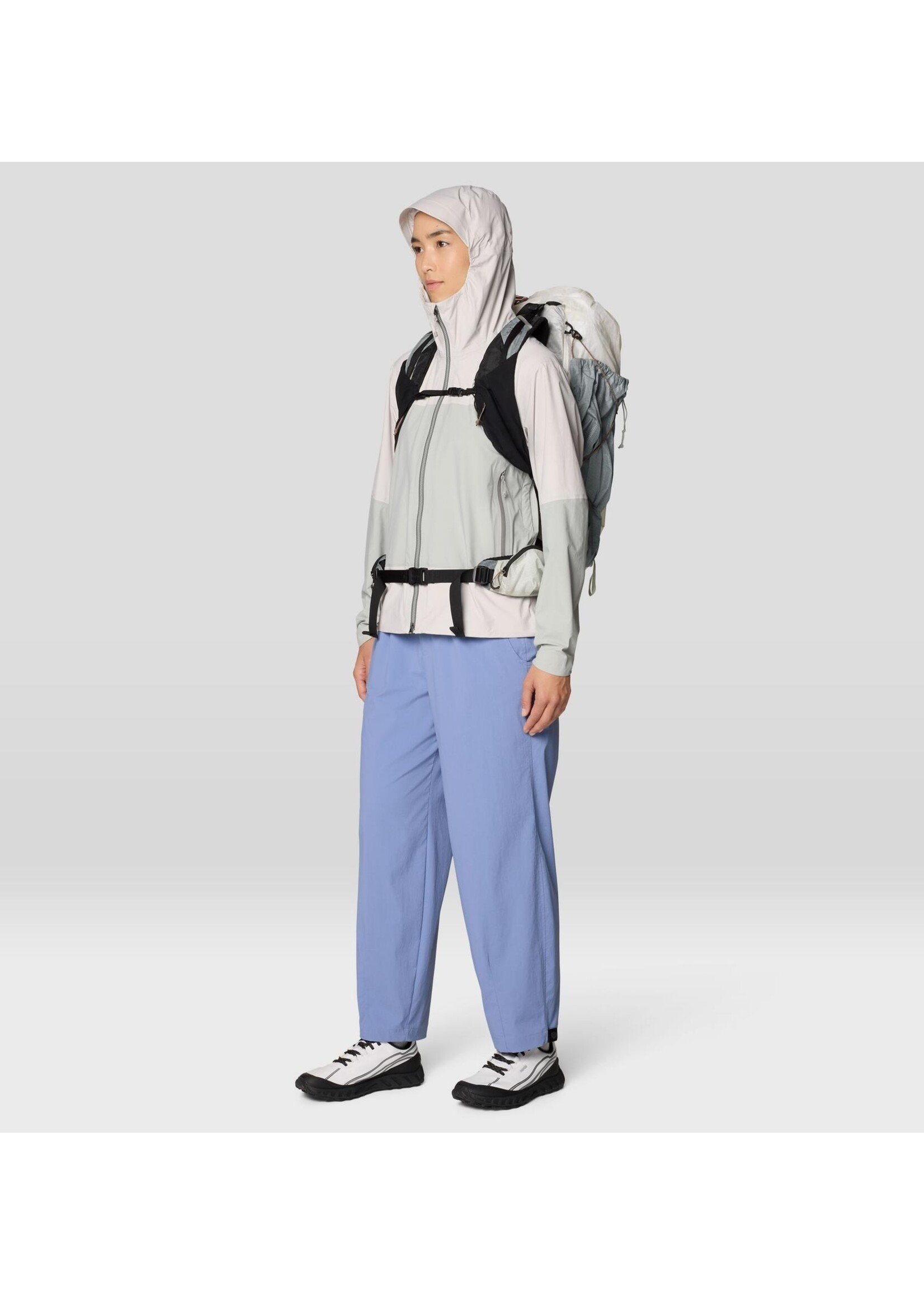 MOUNTAIN HARDWEAR WMS CLOUD CIPHER HOODED RAIN JKT-