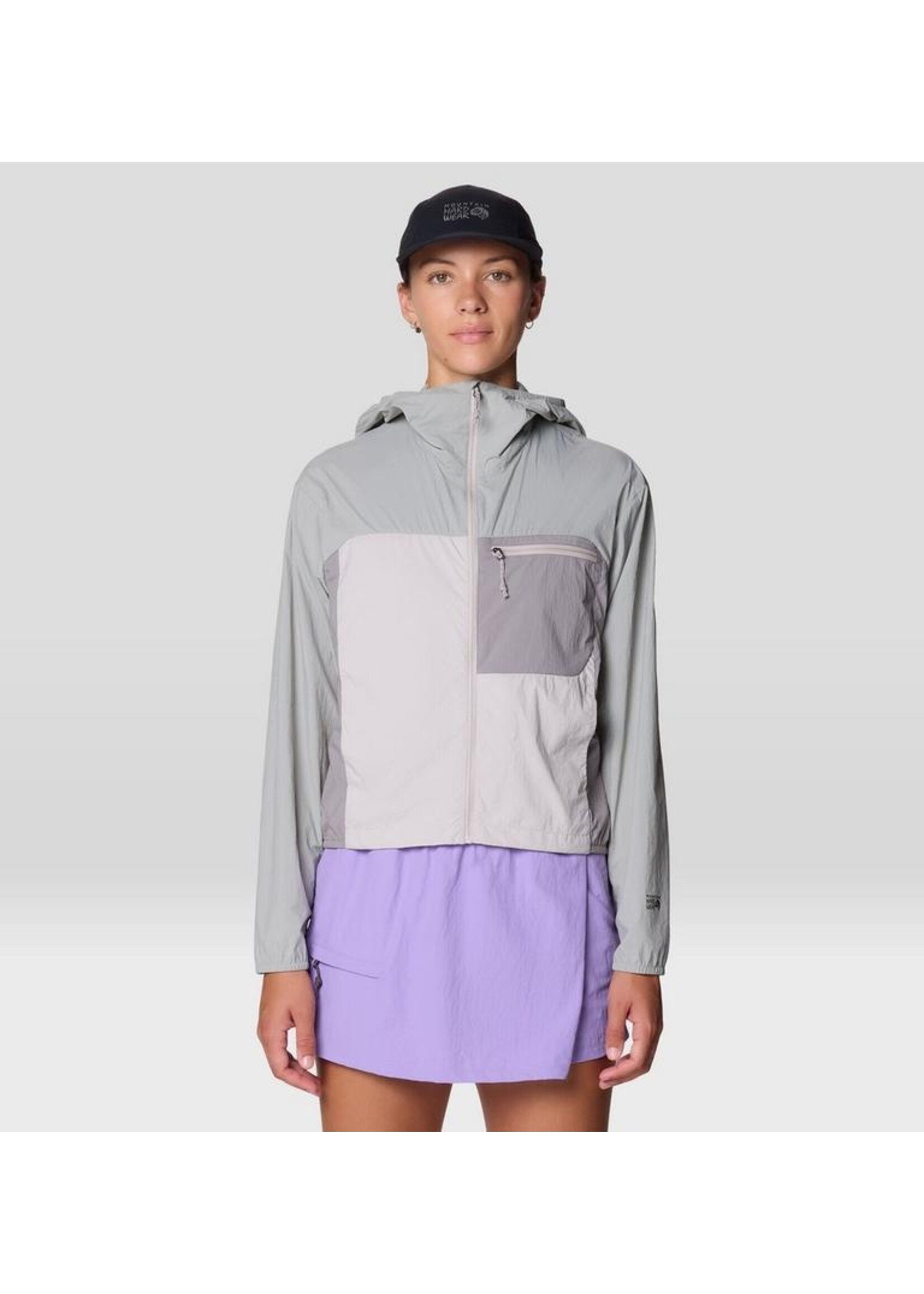 MOUNTAIN HARDWEAR WMS WIND VEIL HOODED JKT-