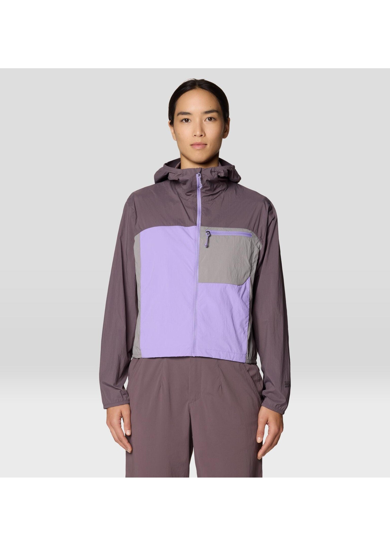 MOUNTAIN HARDWEAR WMS WIND VEIL HOODED JKT-