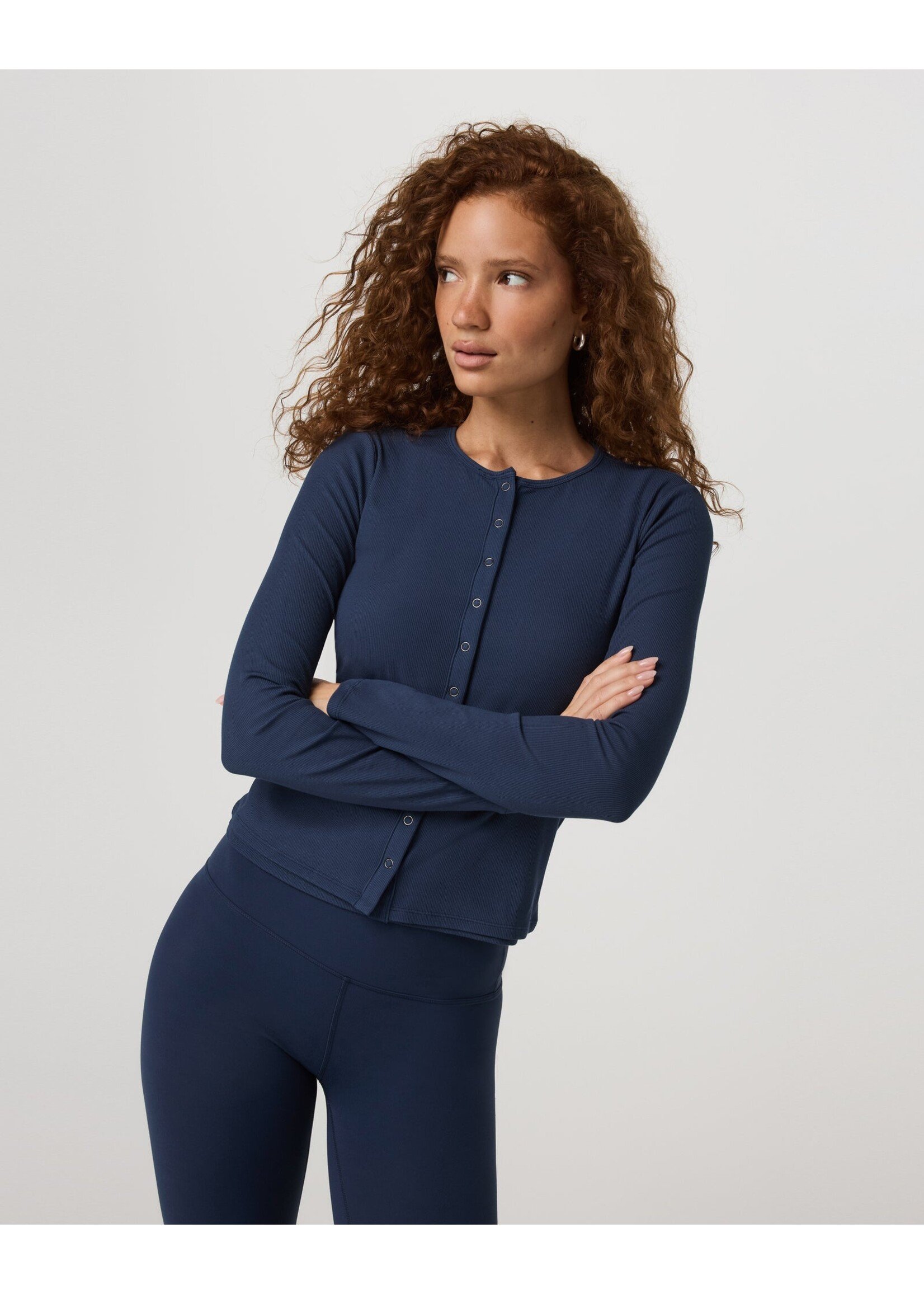 VUORI WMS L/S POSE TWIN CARDIGAN-