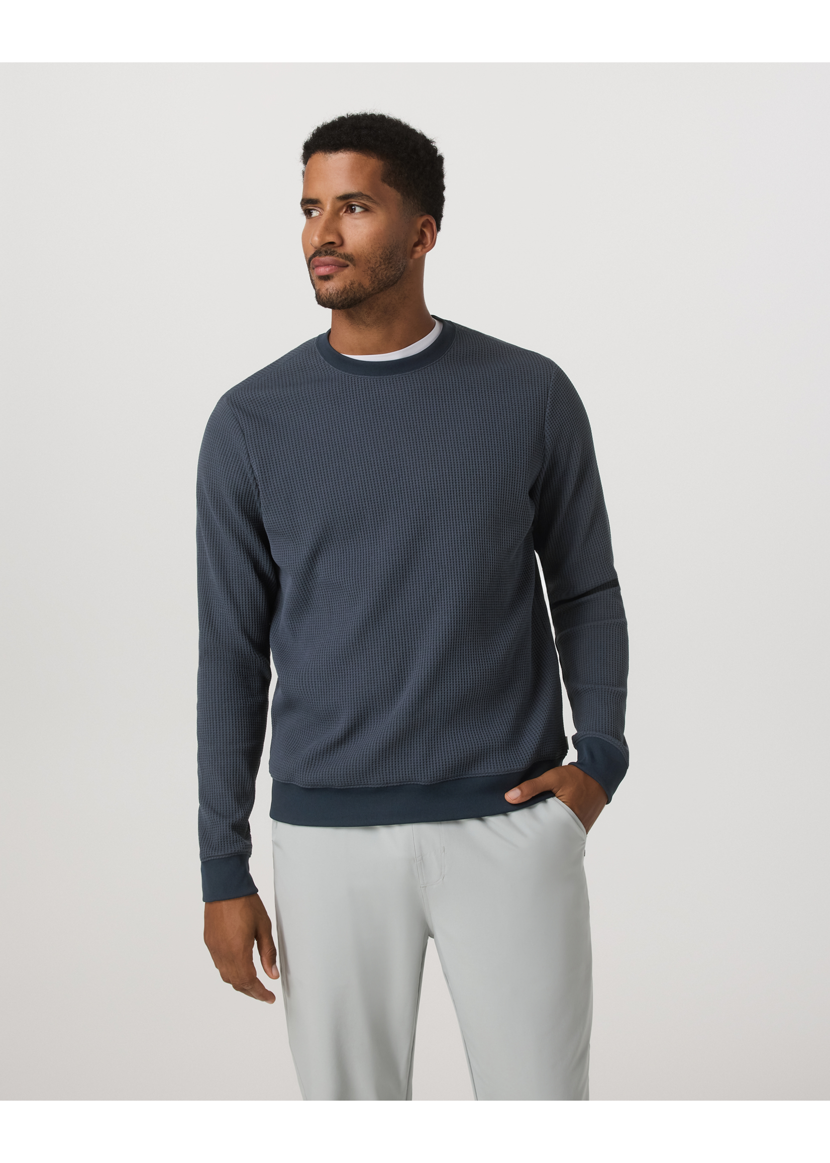 VUORI TECH WAFFLE CREW-