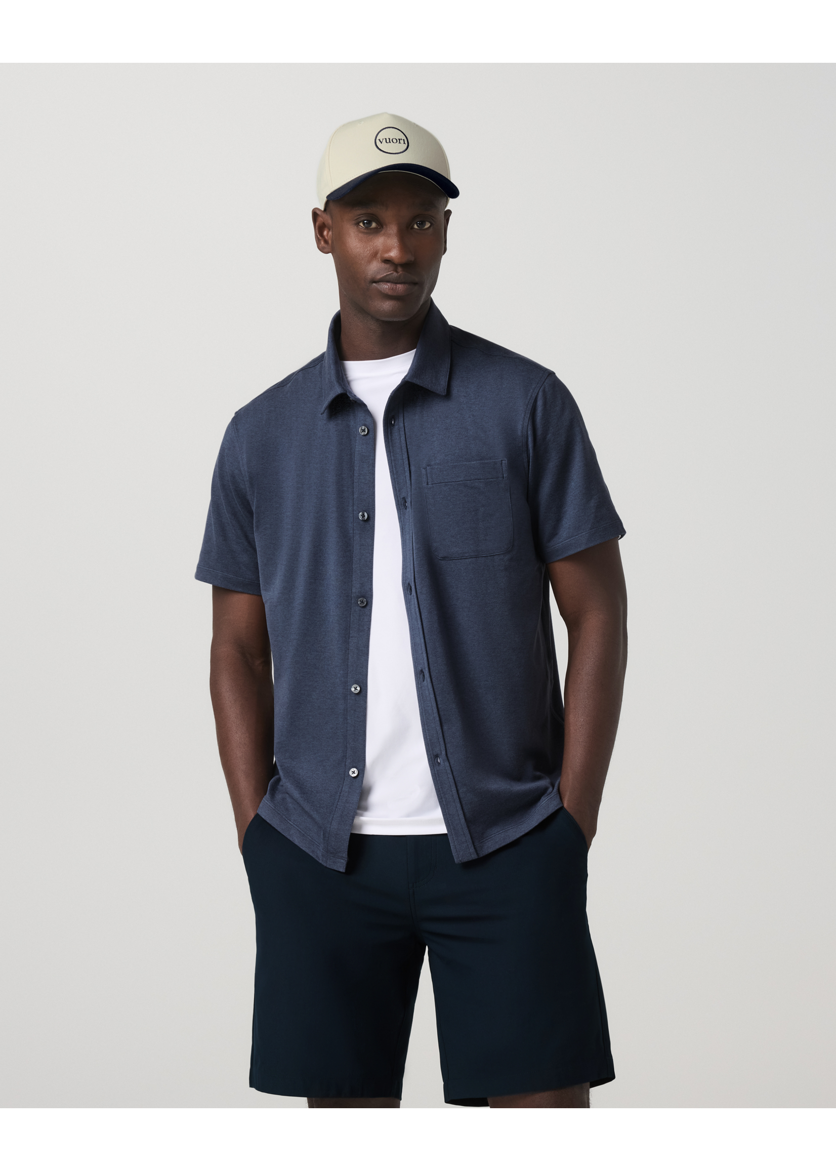 VUORI SHORT SLEEVE  PONTO BUTTON DOWN-