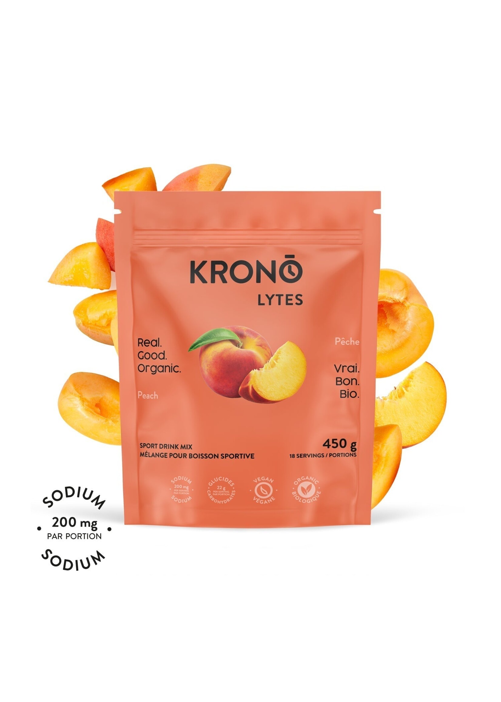 KRONO KRONO ELECTROLYTES 450G PEACH