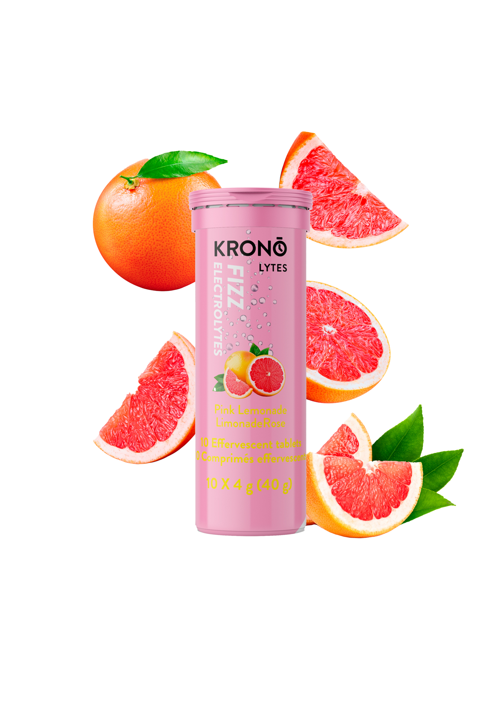 KRONO KRONO EFFERVESCENT TABLETS PINK LEMONADE