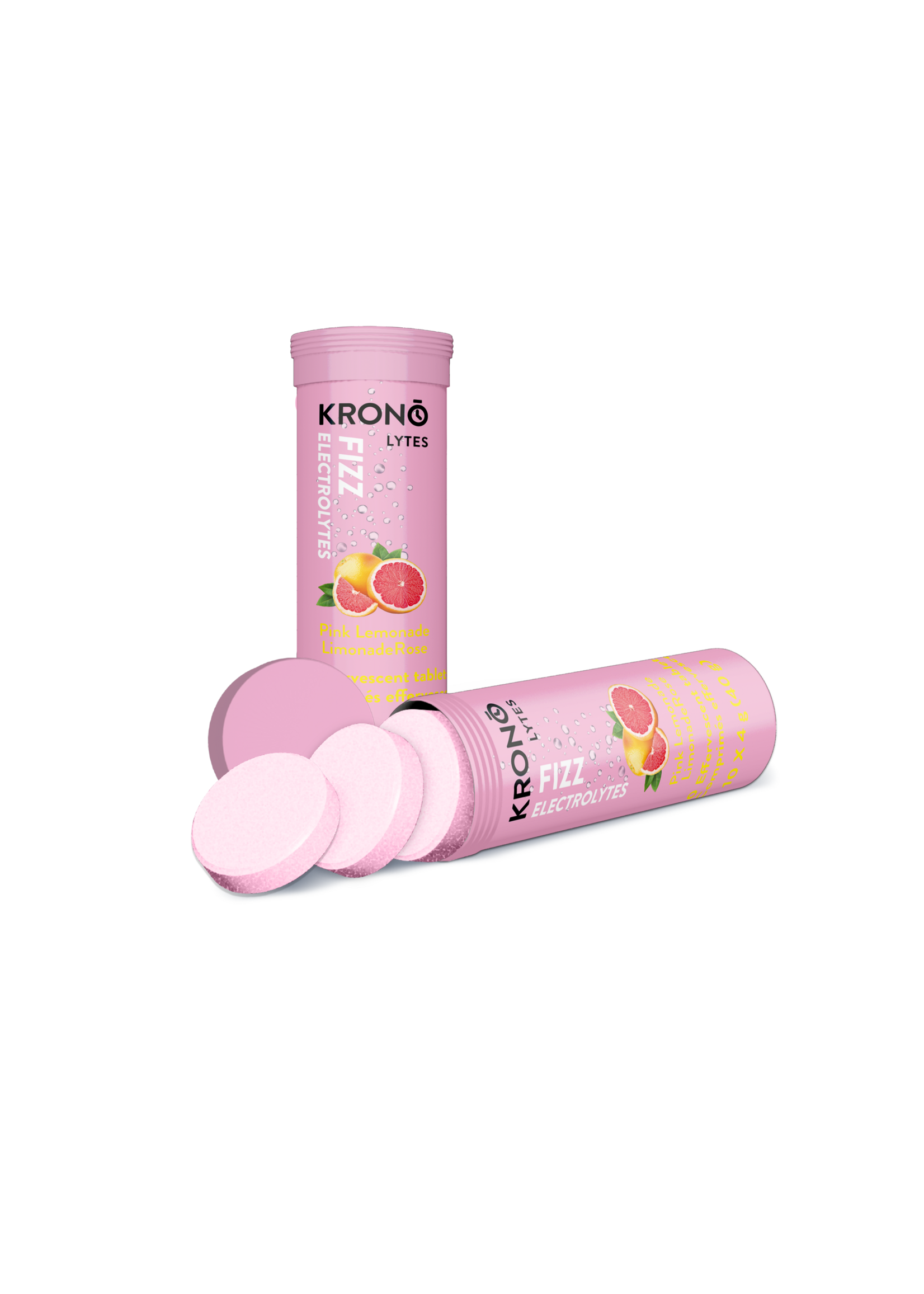 KRONO KRONO EFFERVESCENT TABLETS PINK LEMONADE