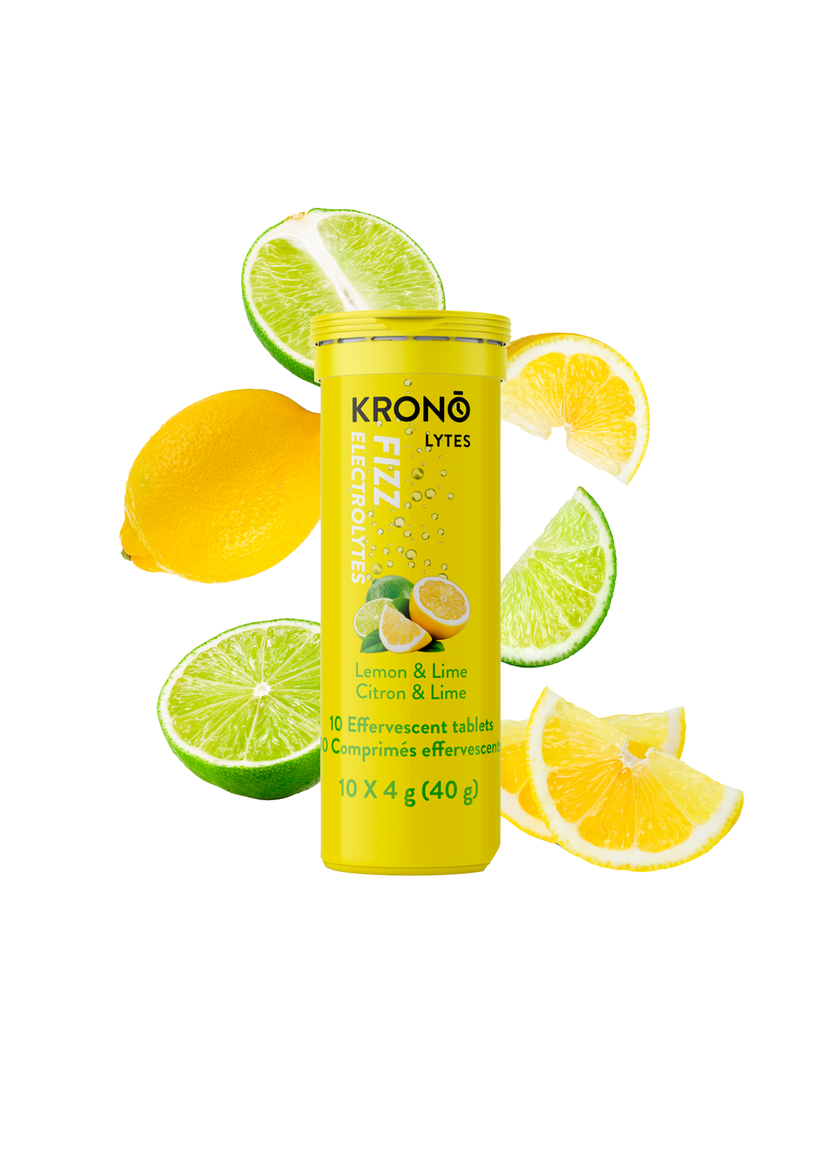 KRONO KRONO EFFERVESCENT TABLETS LEMON LIME