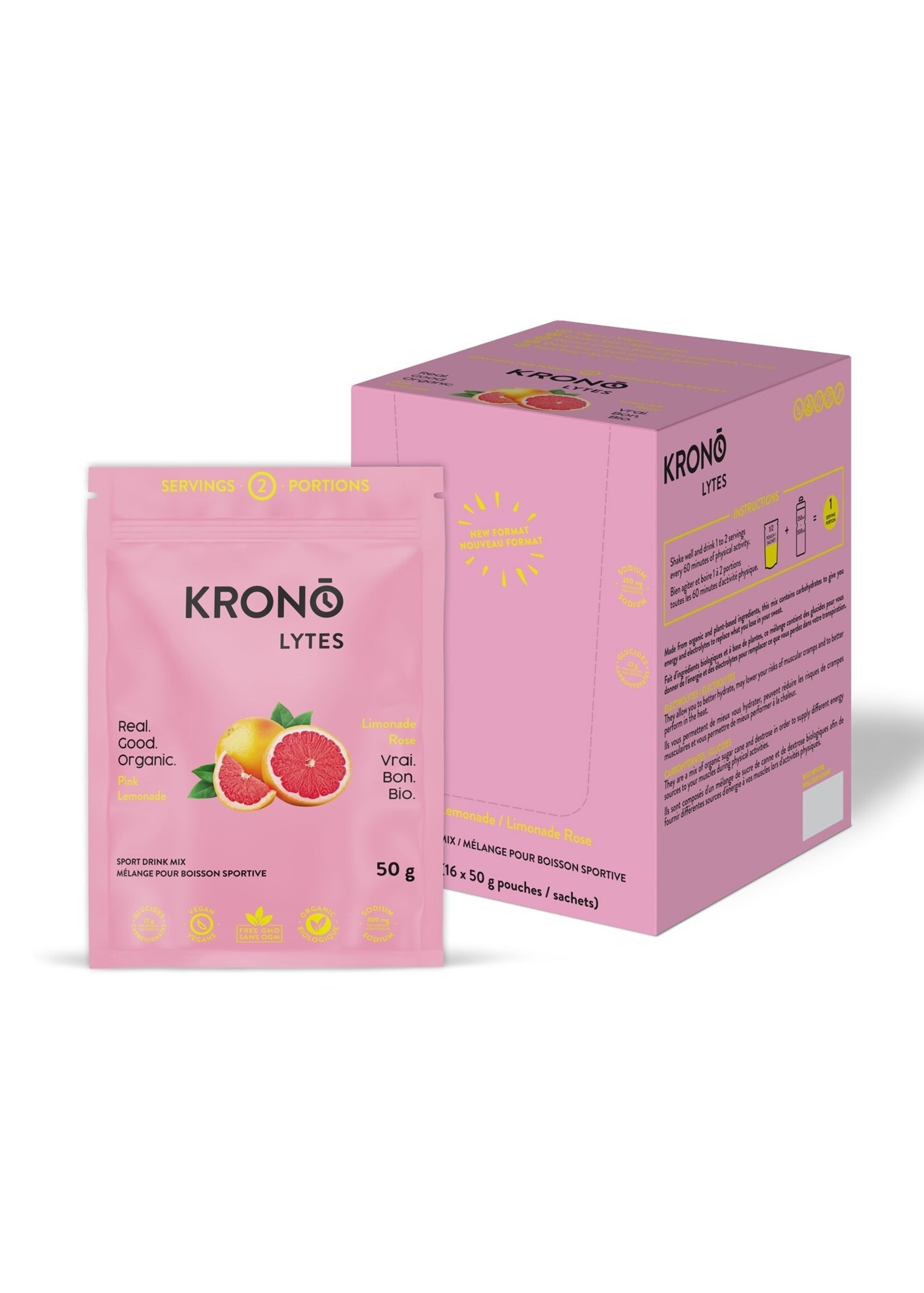 KRONO KRONO ELECTROLYTES 50G PINK LEMONADE