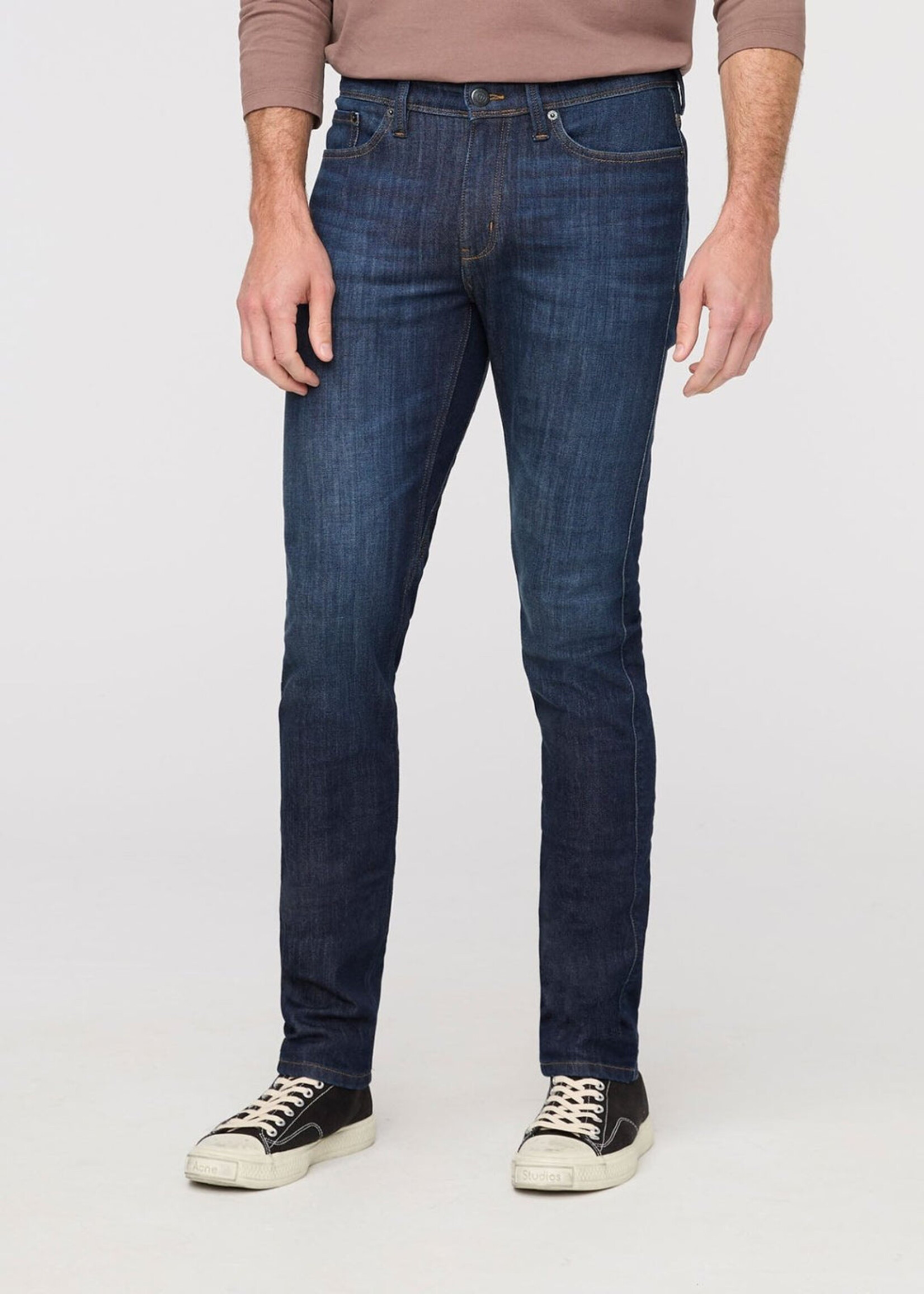 DUER PERF DENIM SLIM MARINA BLUE-