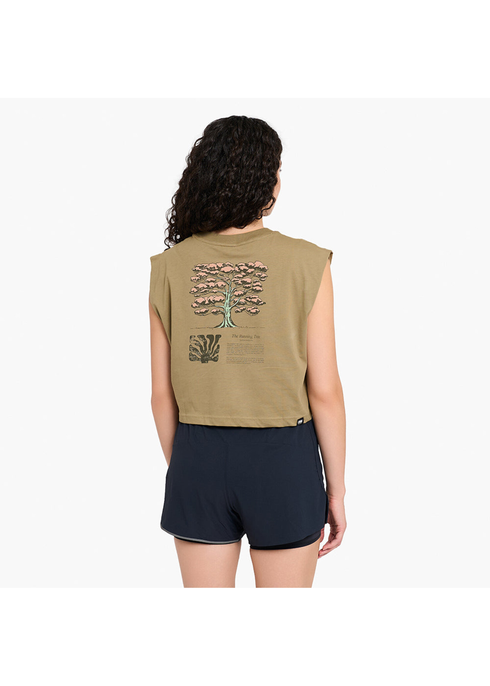 CIELE ATHLETICS WMS OR TANK CROPPED-THE RUNNING TREE-