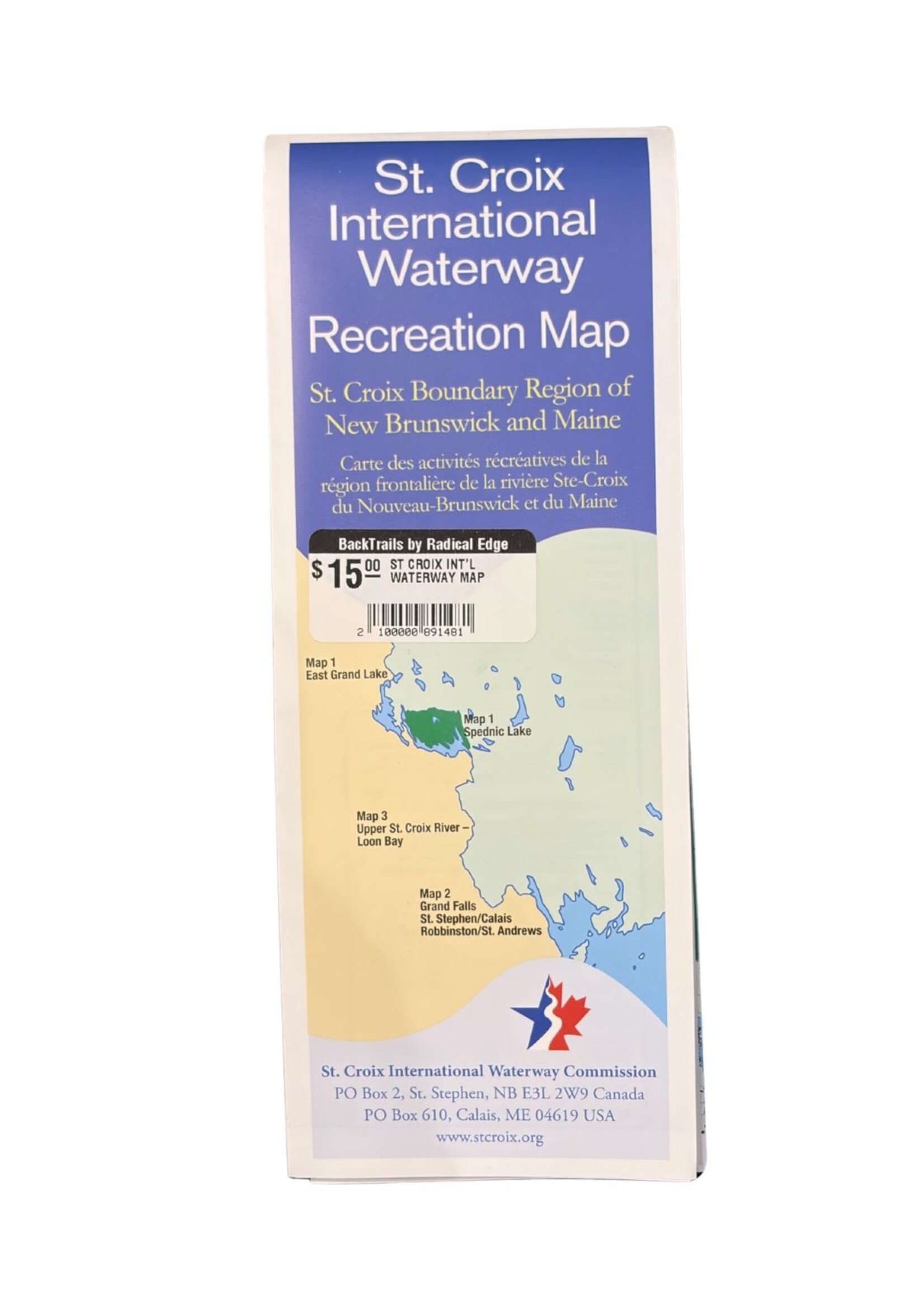 ST CROIX INTERNATIONAL WATERWAY MAP
