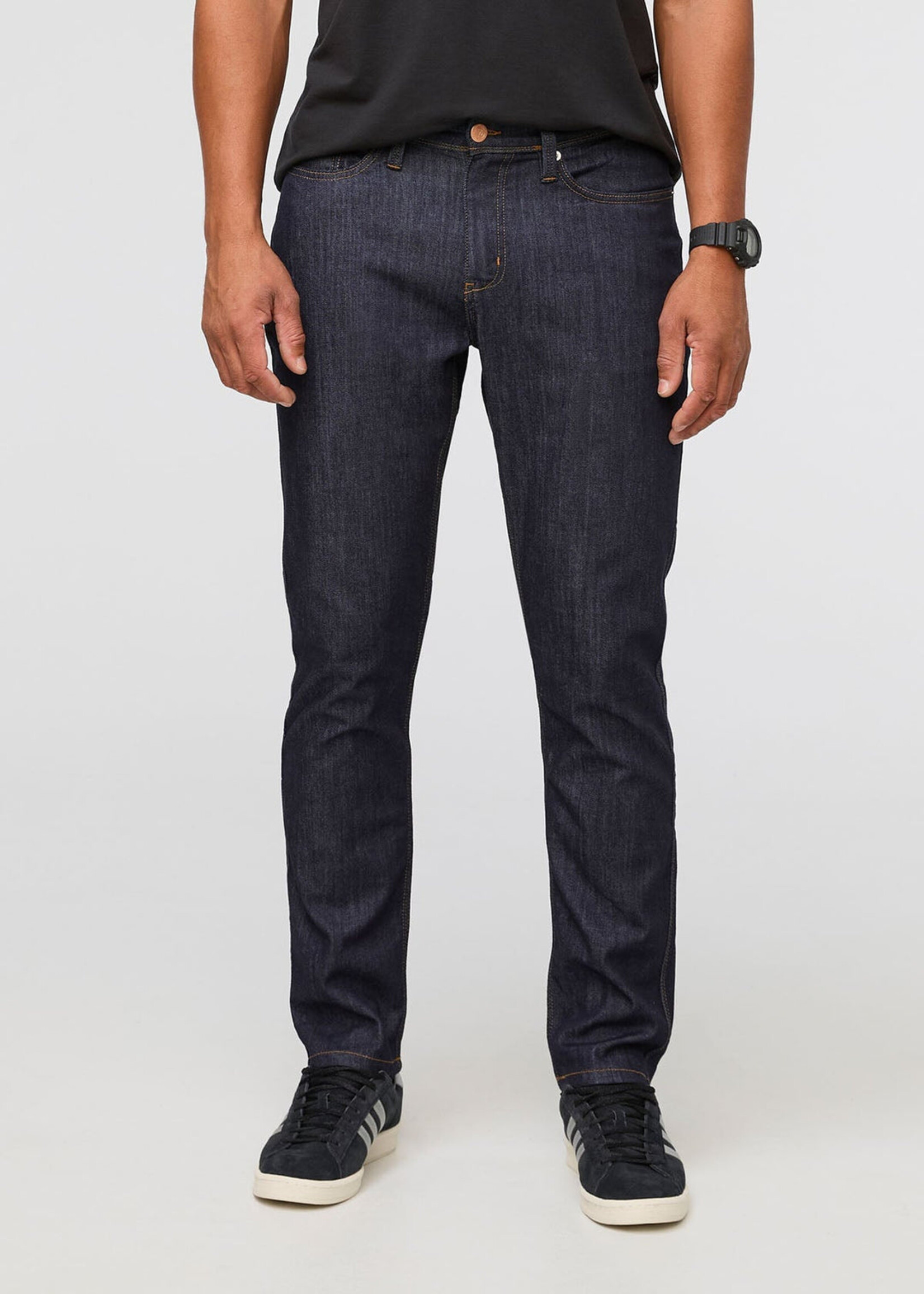 DUER PERFORMANCE DENIM RELAX TAPER HERITAGE RINSE-