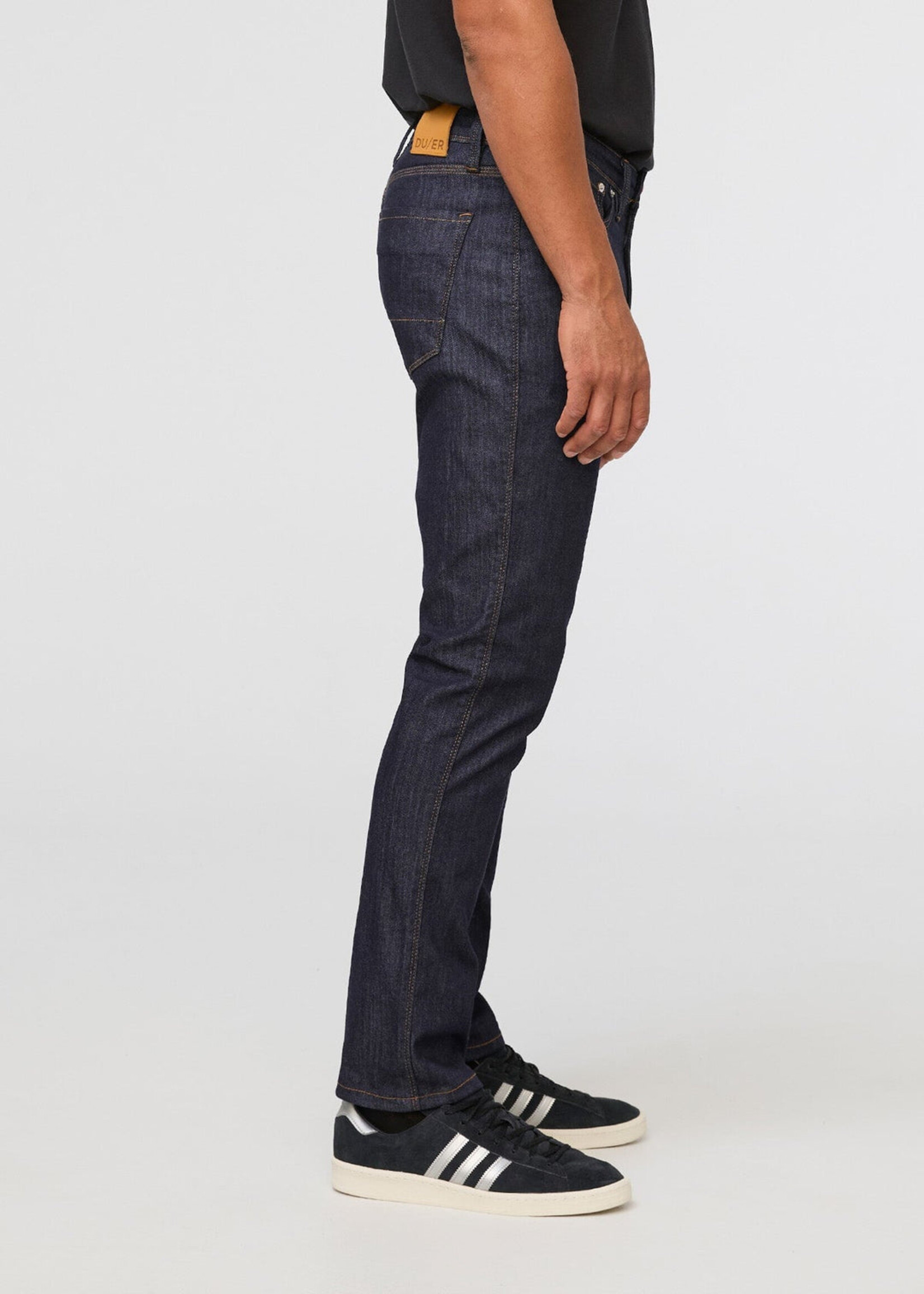 DUER PERFORMANCE DENIM RELAX TAPER HERITAGE RINSE-
