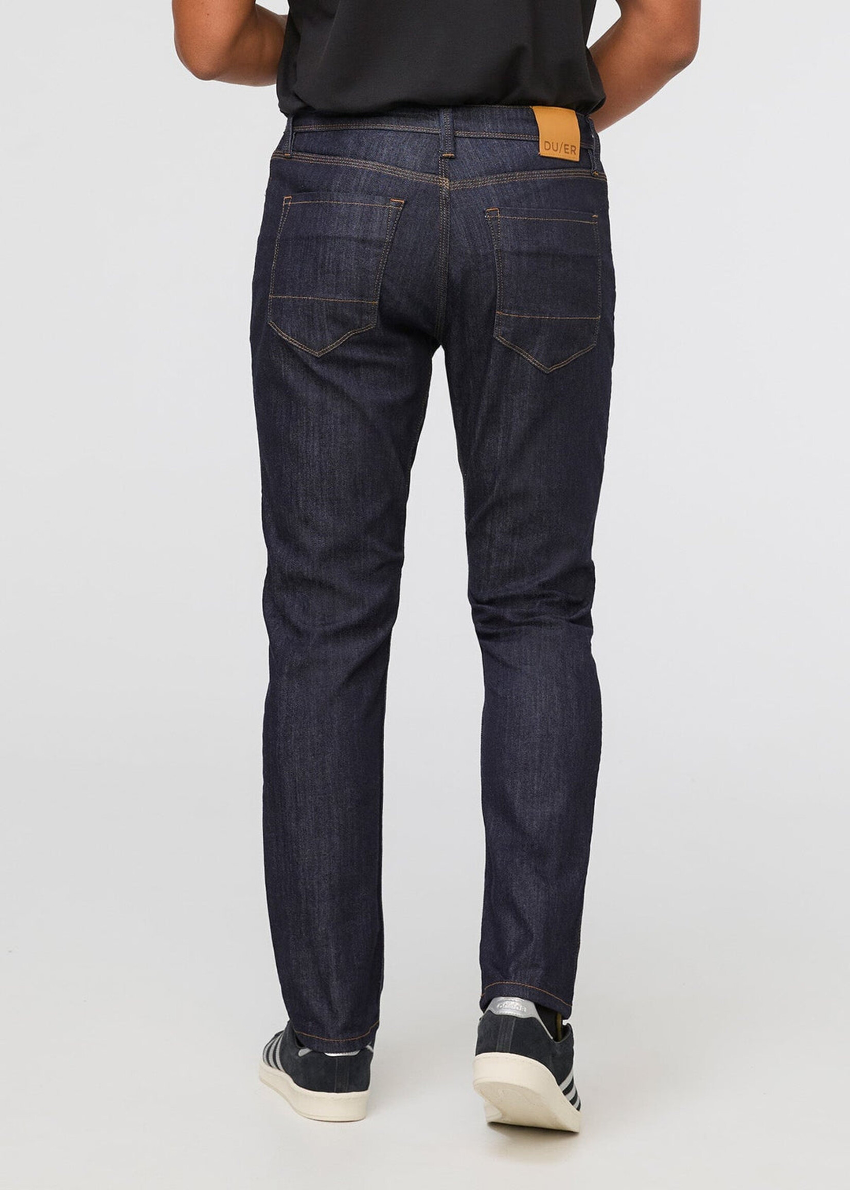 DUER PERFORMANCE DENIM RELAX TAPER HERITAGE RINSE-