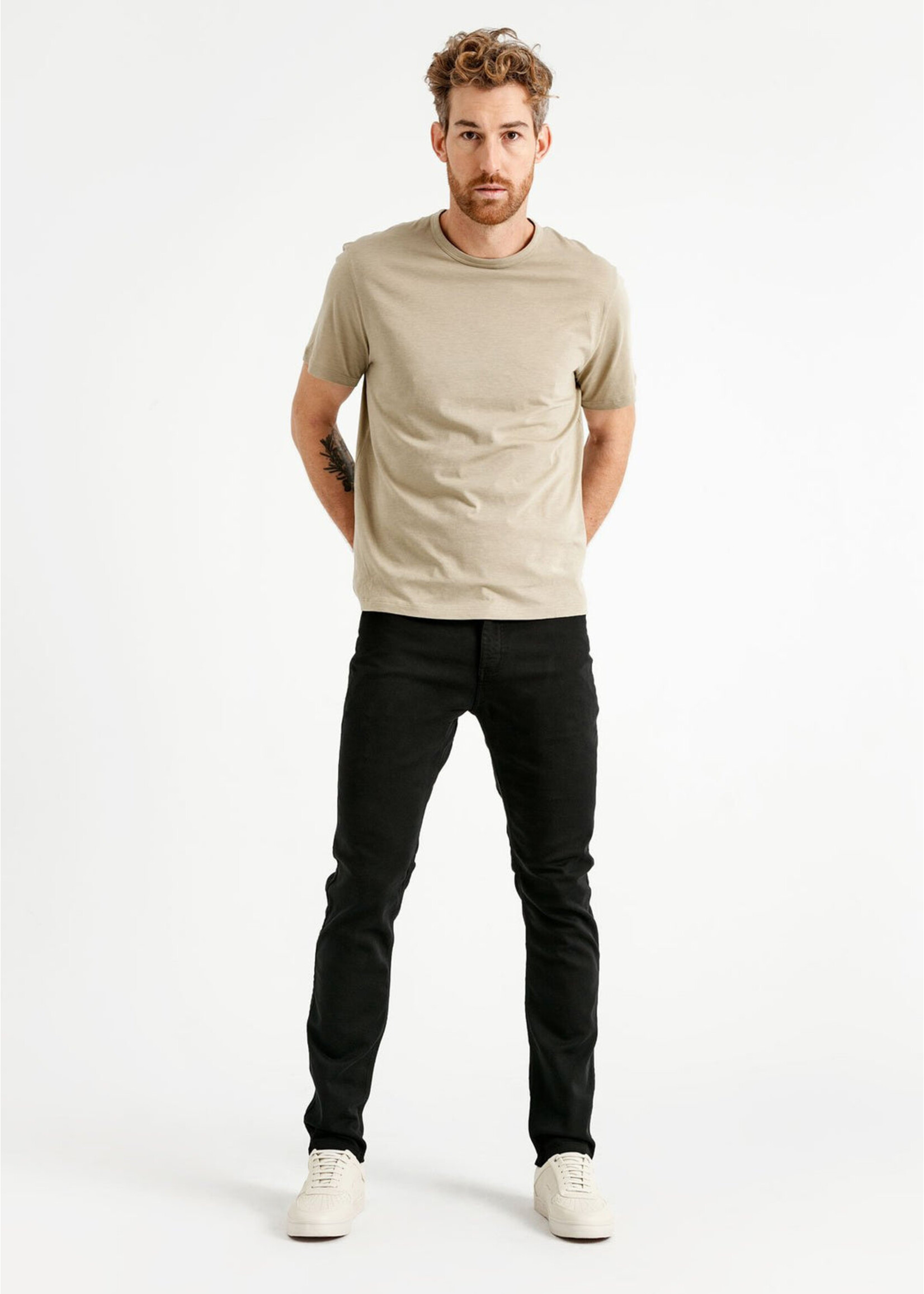 DUER NO SWEAT SLIM TAPER BLACK-